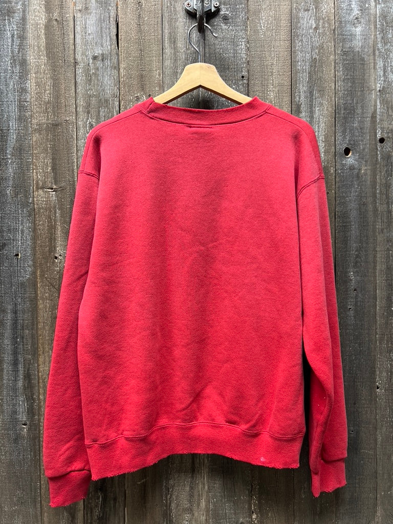 Vintage Harvard Sweatshirt -L-Customize Your Embroidery Wording