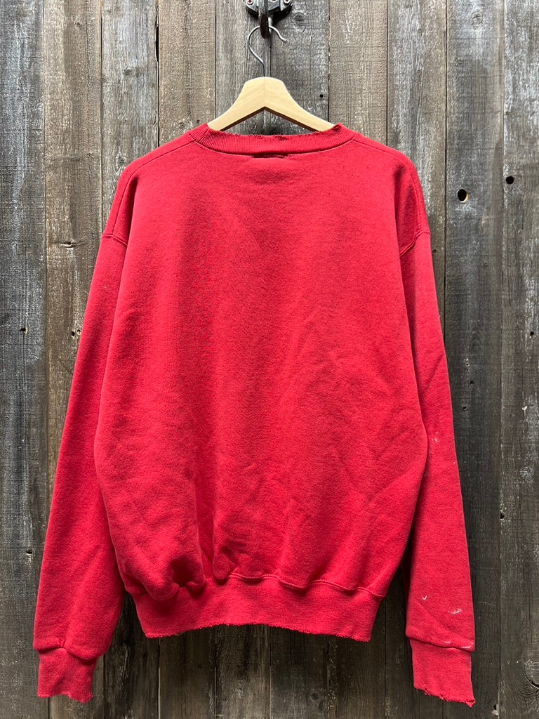 Vintage Harvard Sweatshirt -L-Customize Your Embroidery Wording