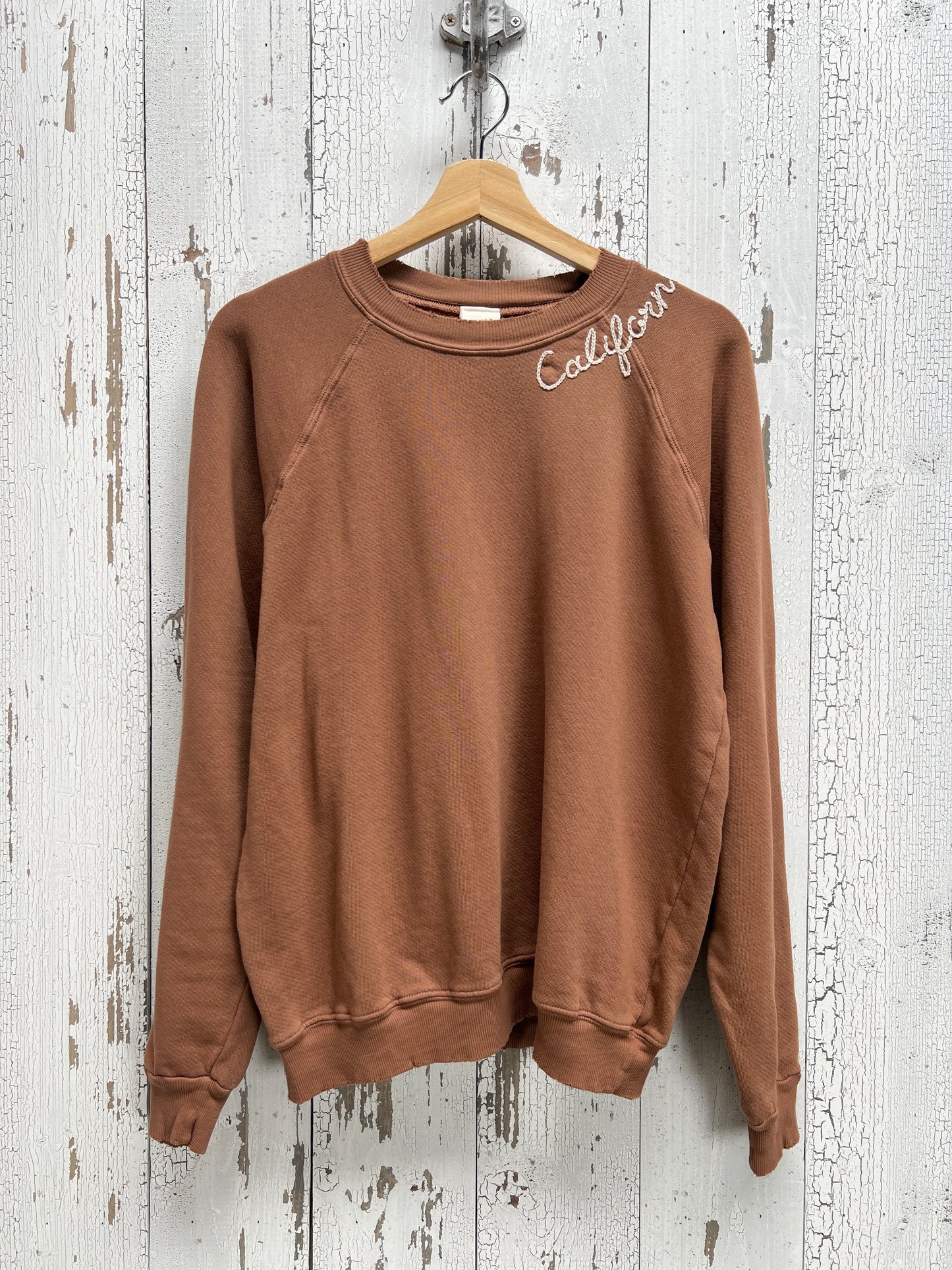 COULEUR DU CAFE SWEATS WITH CUSTOM HAND EMBROIDERY (4 Colors)