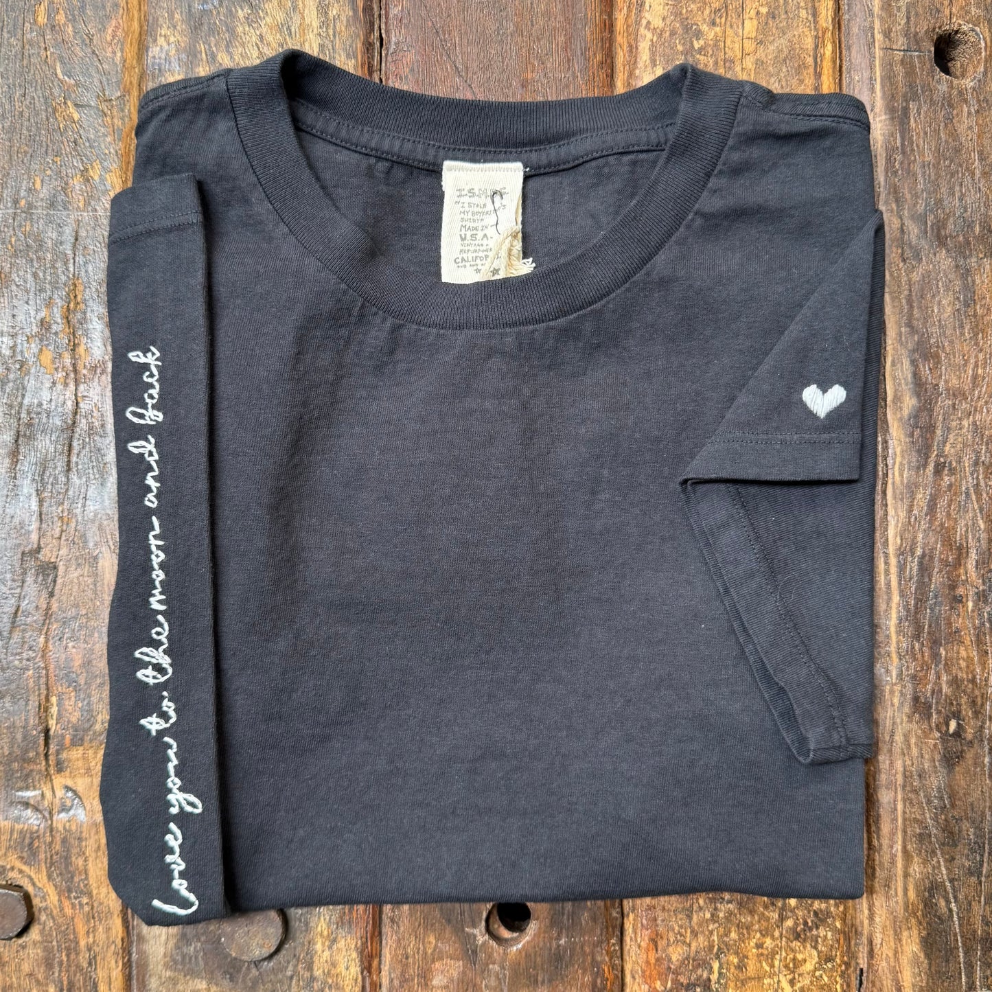 Greatest of all ❤️ TEE WITH PERSONALIZED HAND EMBROIDERY