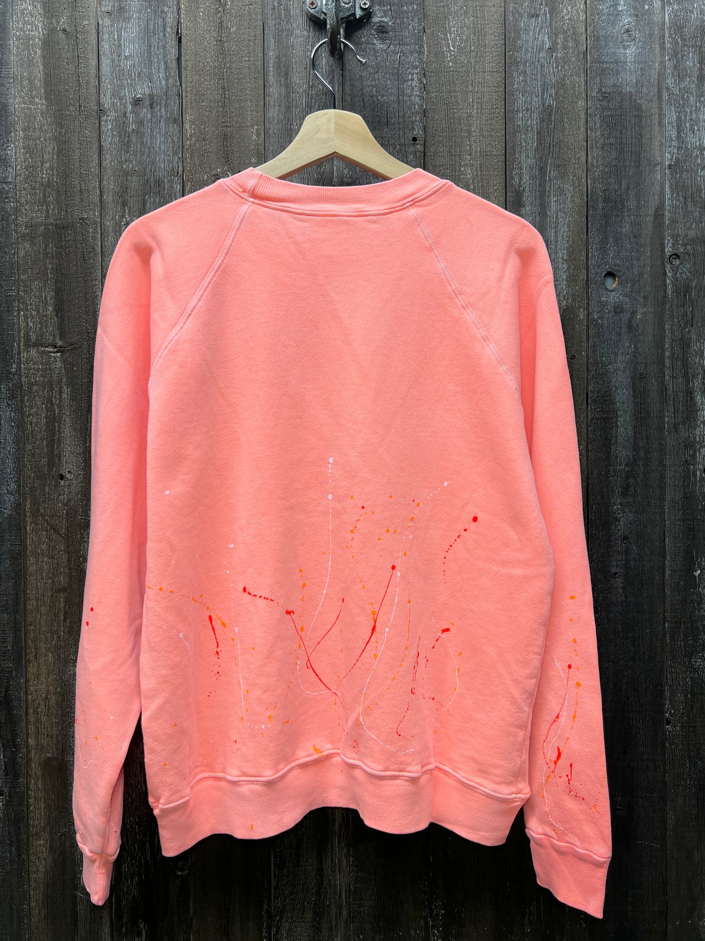 Neon Splash Big Smiley Face Sweatshirt(2 Colors)