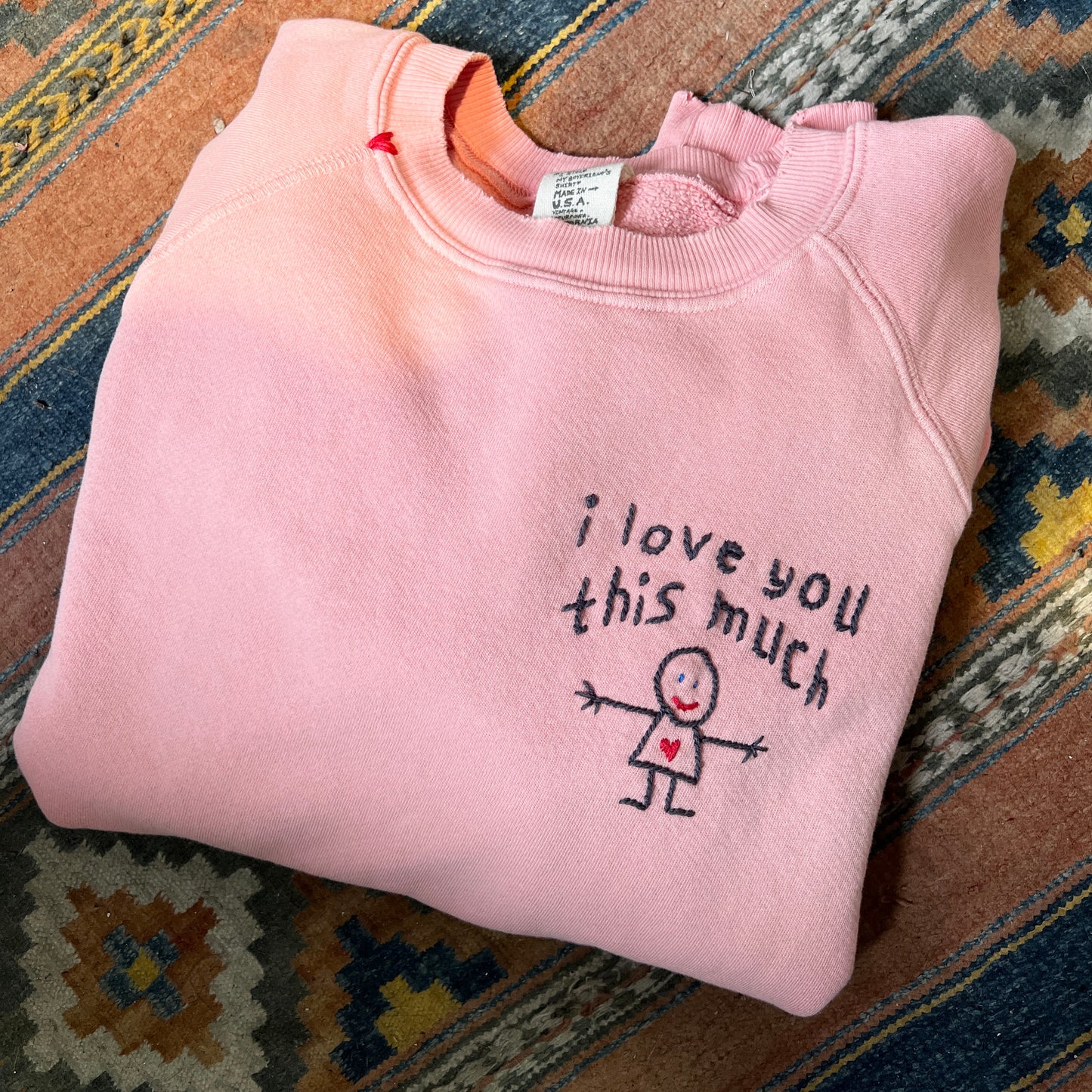 I love you this much Sweatshirt (17Colors)