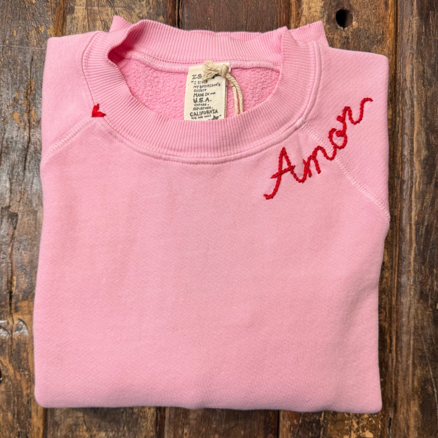 TINY ❤️ W/ Personalized Hand Embroidery (13 Colors)