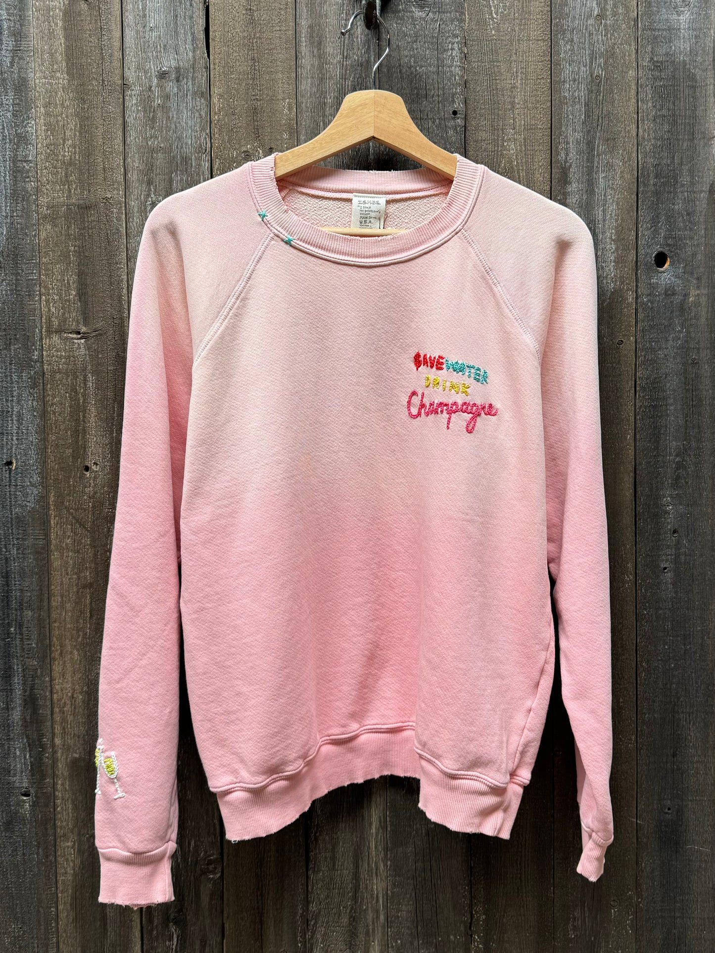 Save Water Drink Champagne Sweatshirt(11 Colors)