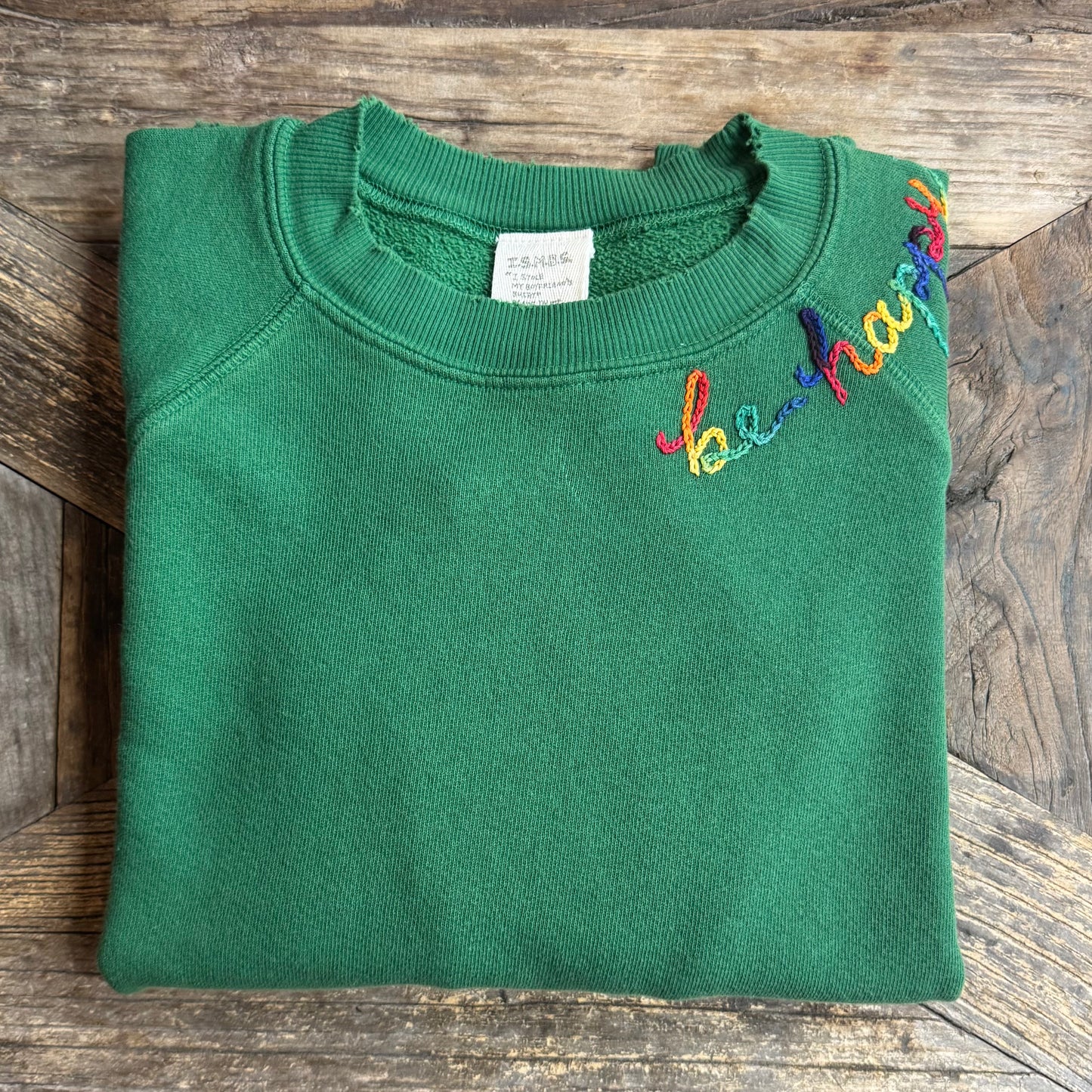 be happy rainbow Sweatshirts (20 Colors)