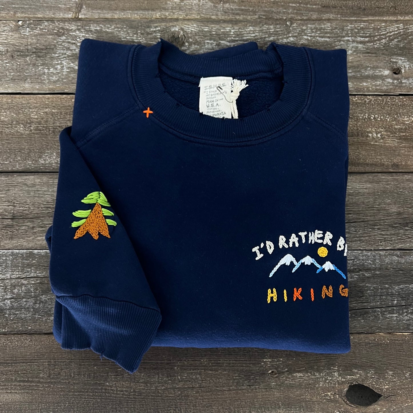 I'd Rather Be Hiking Sweatshirt (7Colors)