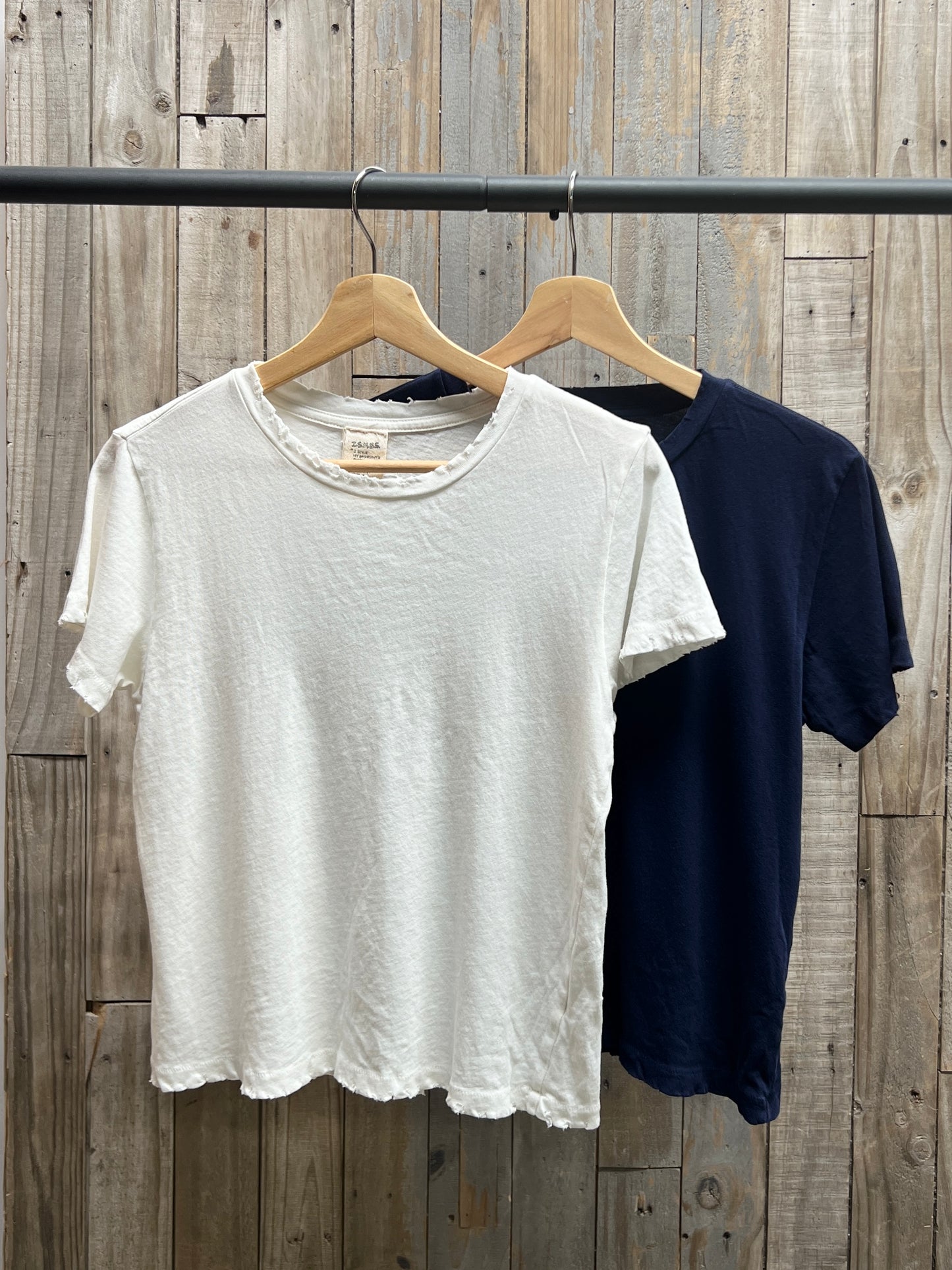 GRUNGE S/S TEE PACK WITH CUSTOM HAND EMBROIDERY(2 Colors)