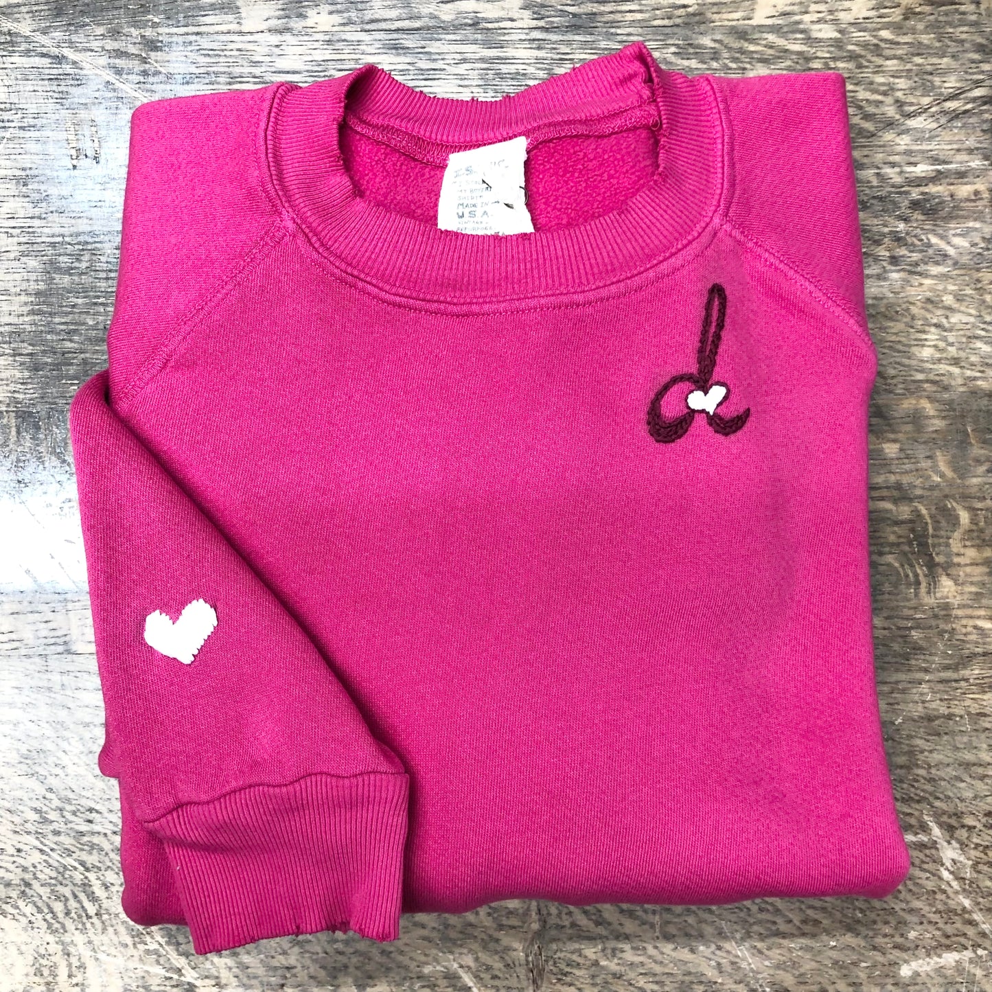 Monogram Heart (Choose Your Alphabet) Sweatshirt(15Colors)