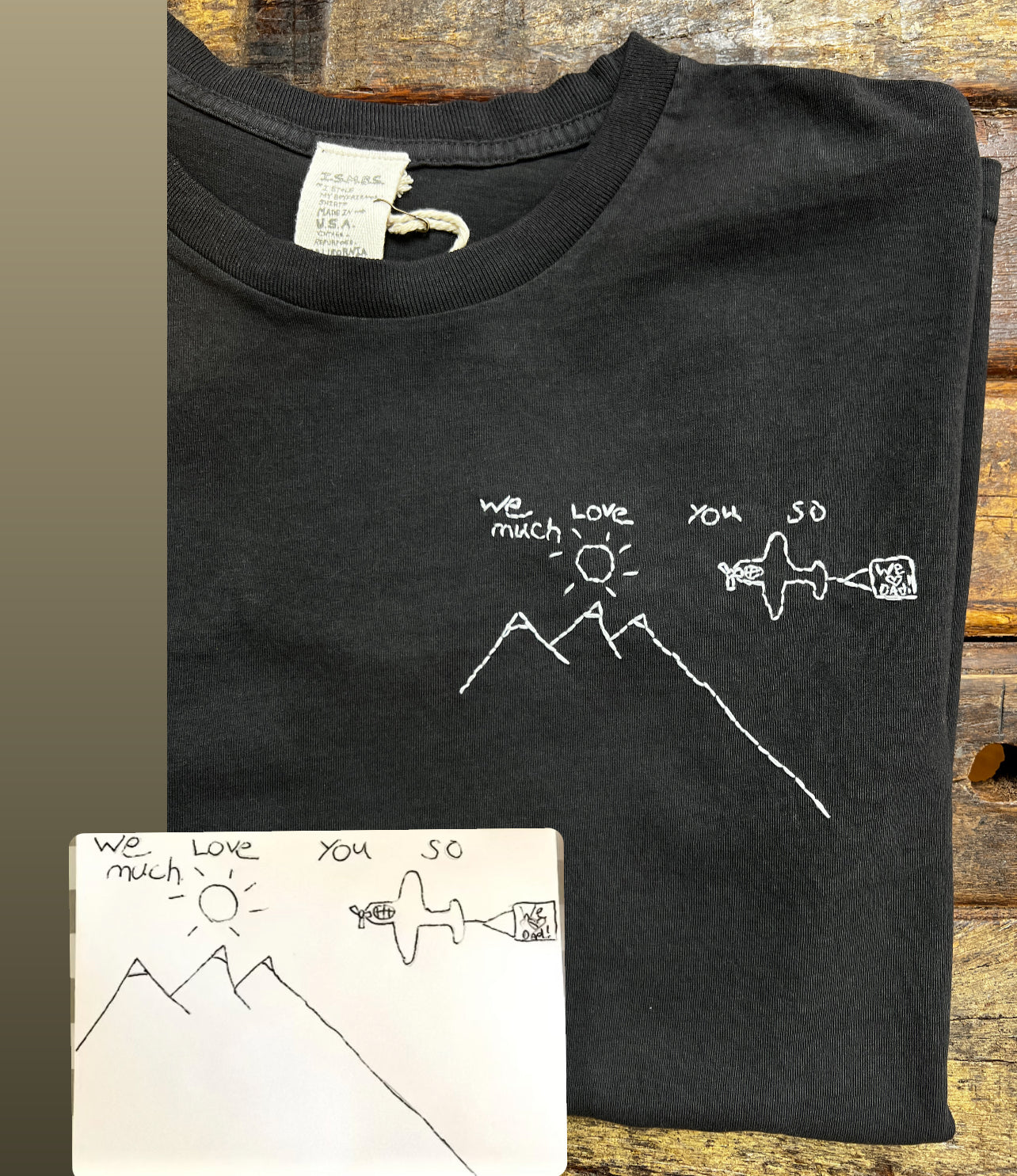 Translate Your Design into Embroidery Unisex Tshirt (Postcard Size 4X6)