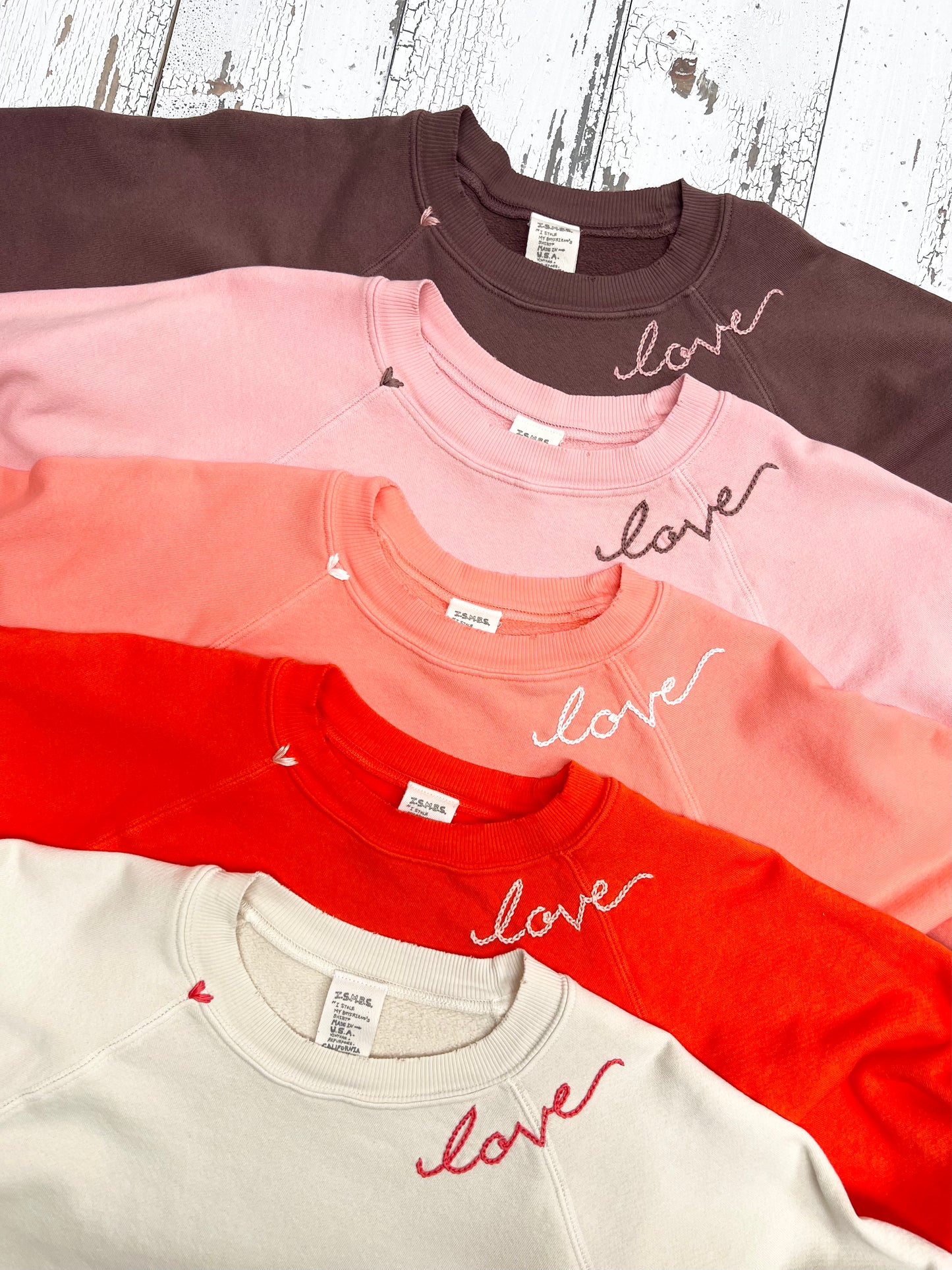 TINY ❤️ W/ Personalized Hand Embroidery (13 Colors)