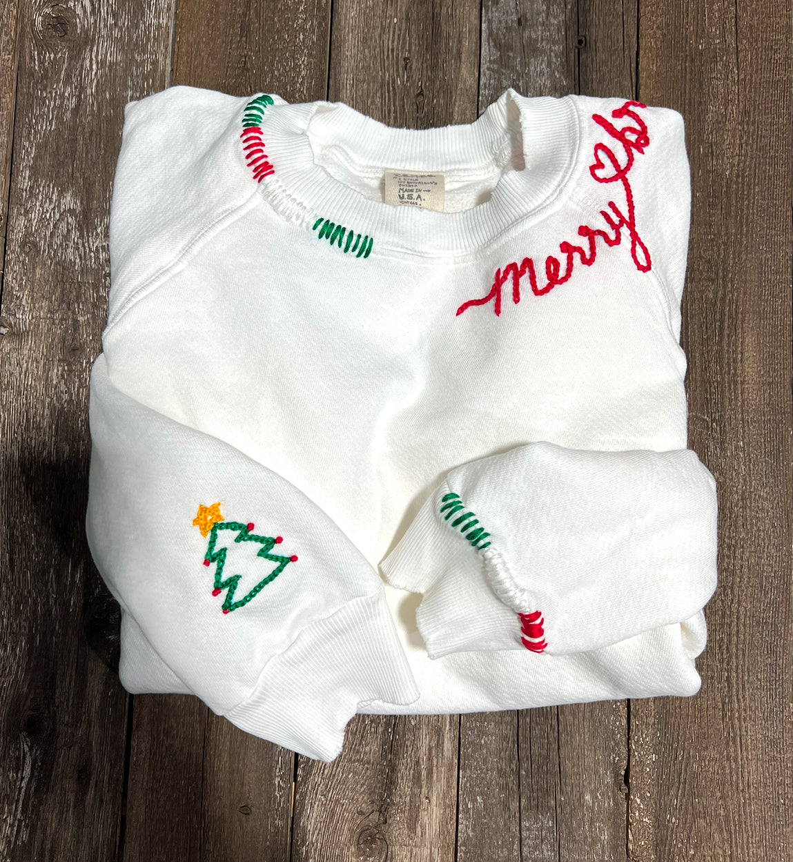 CHRISTMAS SPECIAL PERSONALIZED HAND EMBROIDERY (7 Colors)