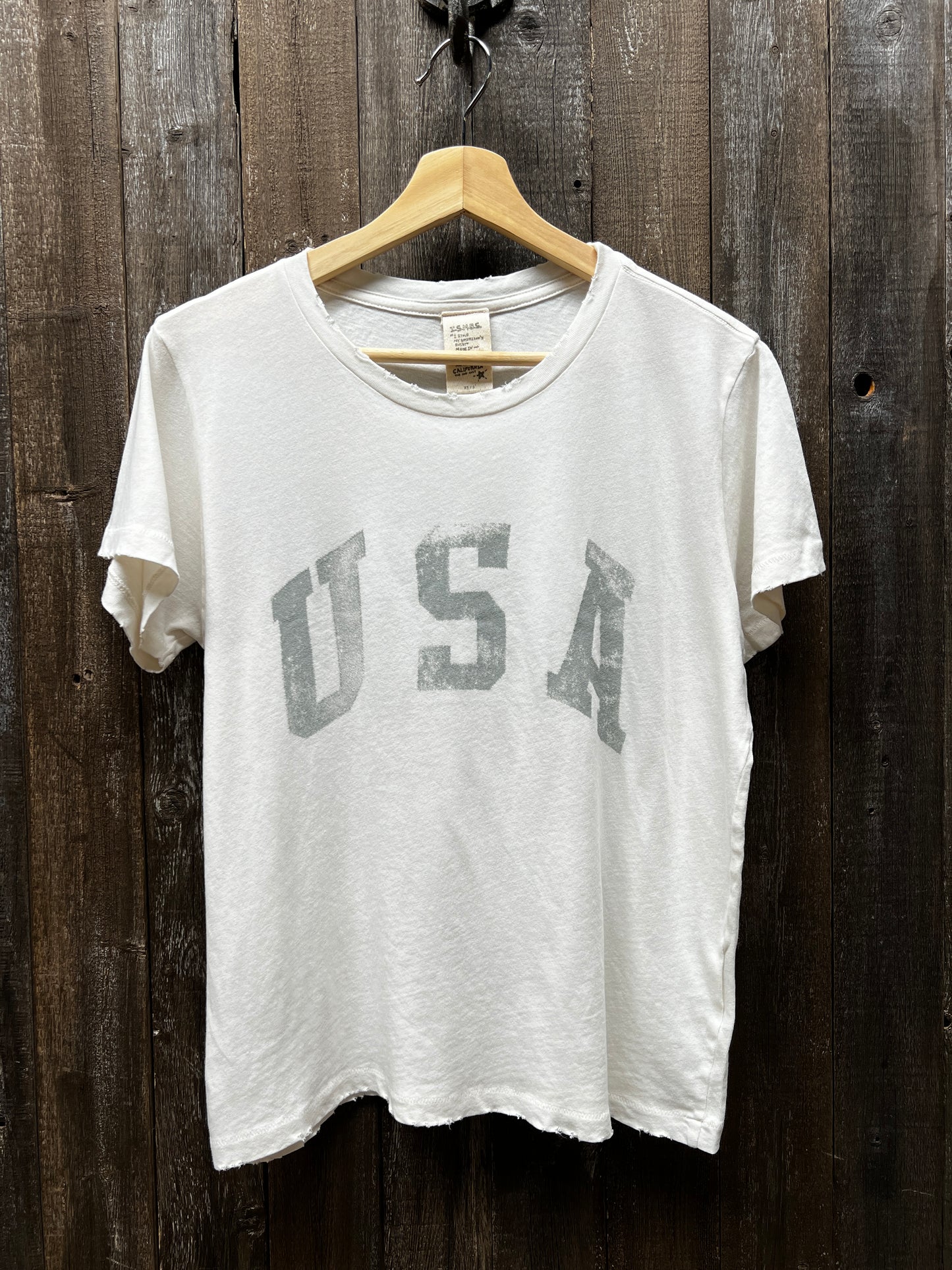 USA Tee- Off White