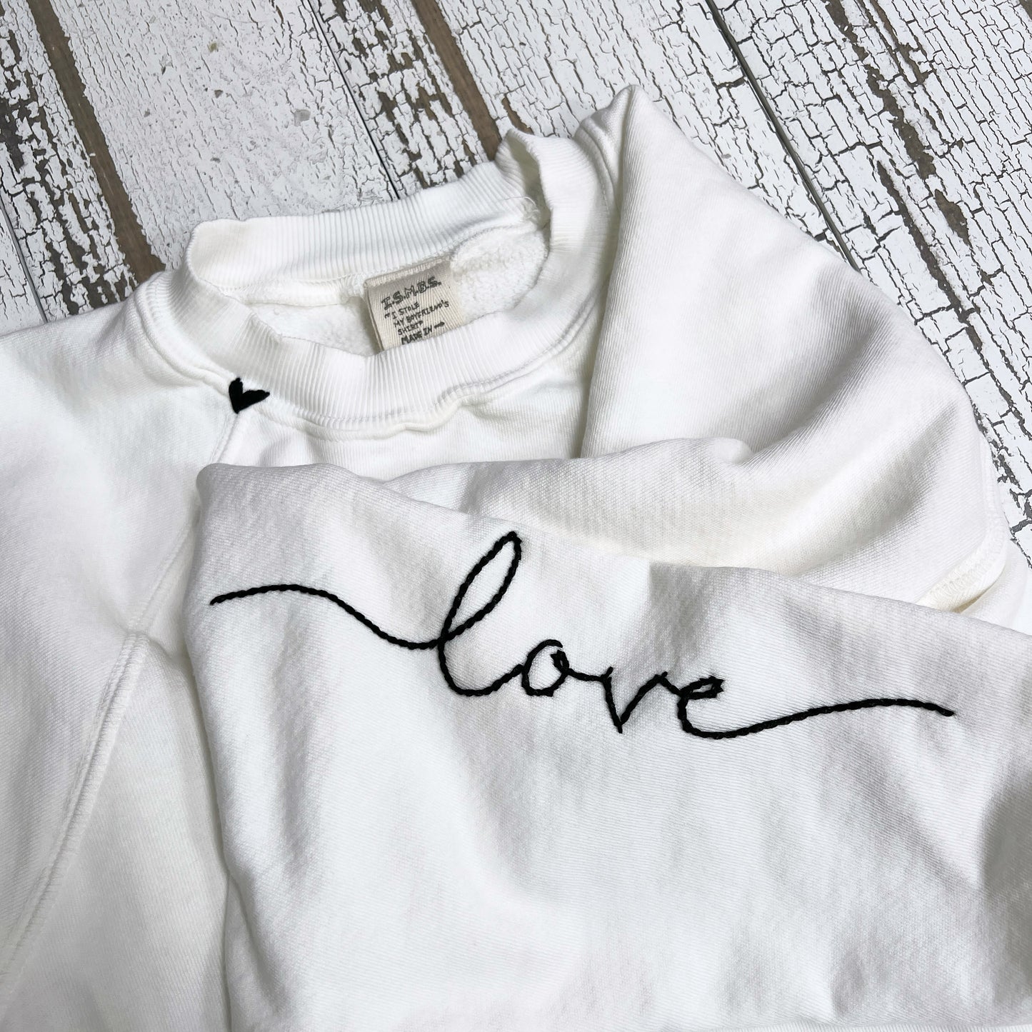 Love on sleeve Sweatshirts (12Colors)