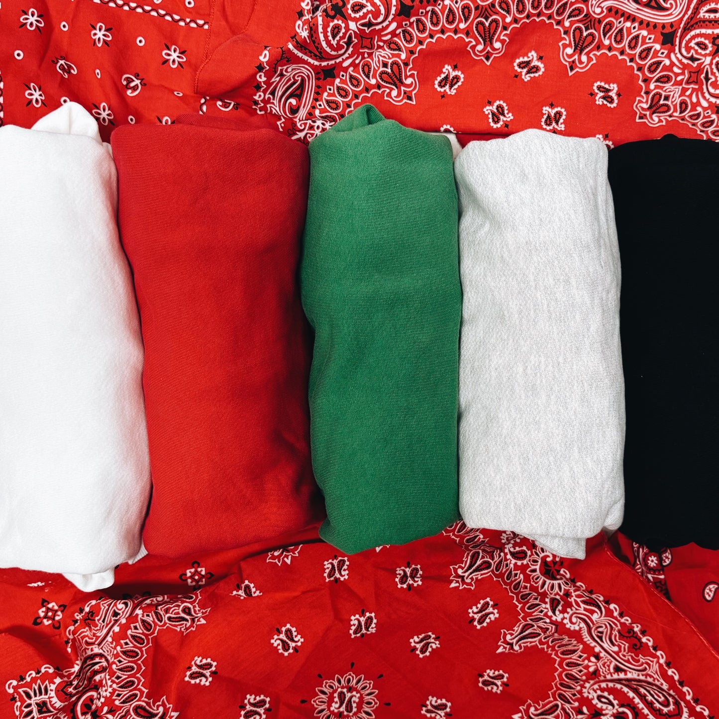 CHRISTMAS SWEATS WITH CUSTOM HAND EMBROIDERY(7 colors)