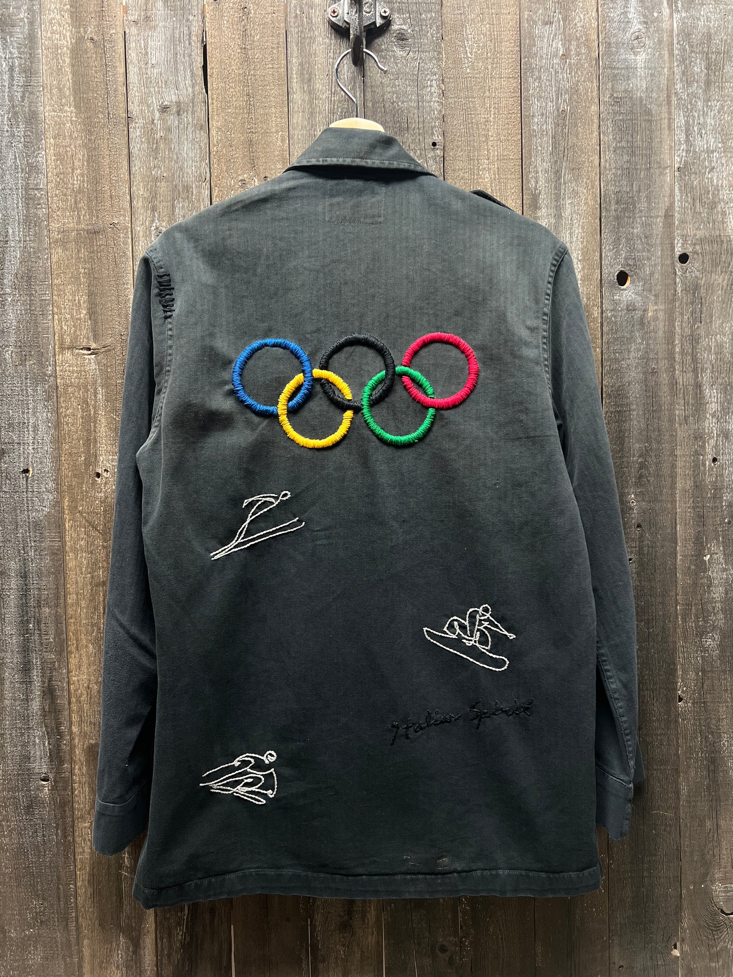 Vintage Army Jacket “Be Creative” Custom Edition