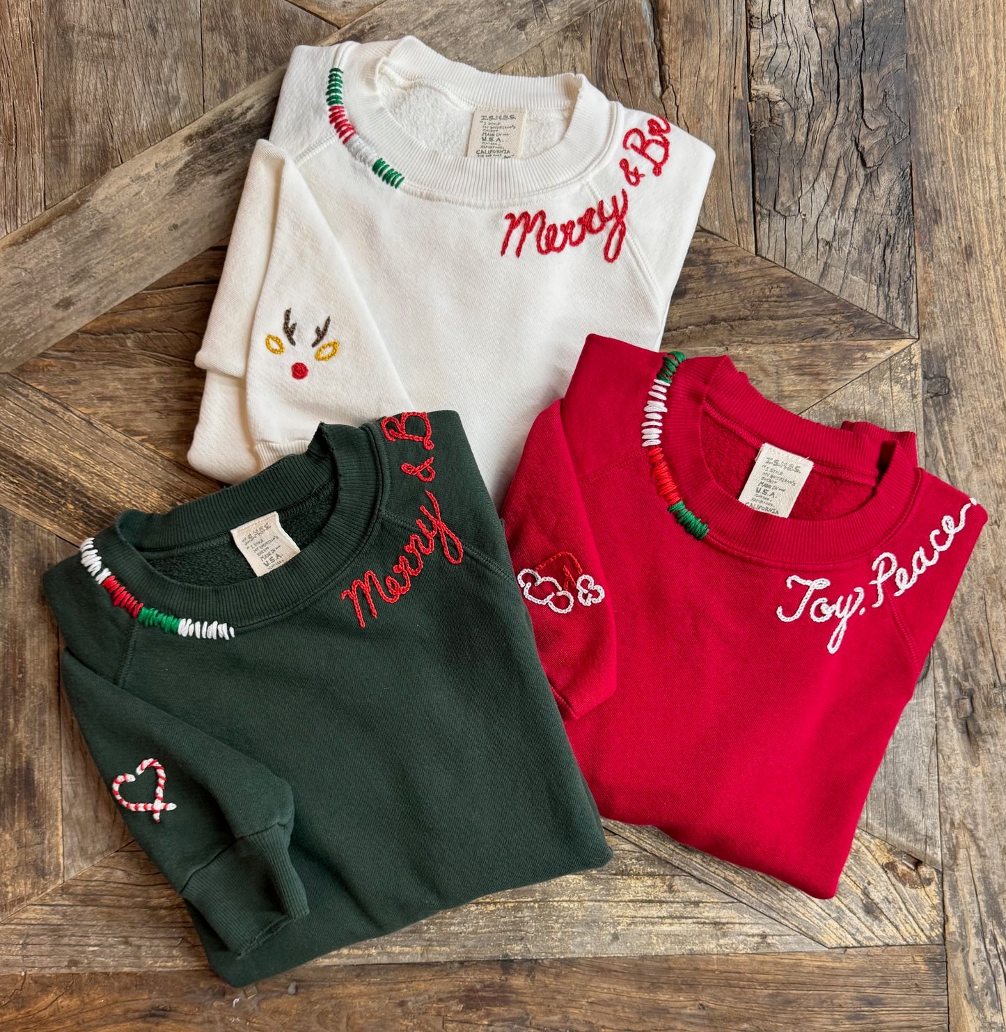 CHRISTMAS SPECIAL PERSONALIZED HAND EMBROIDERY (7 Colors)