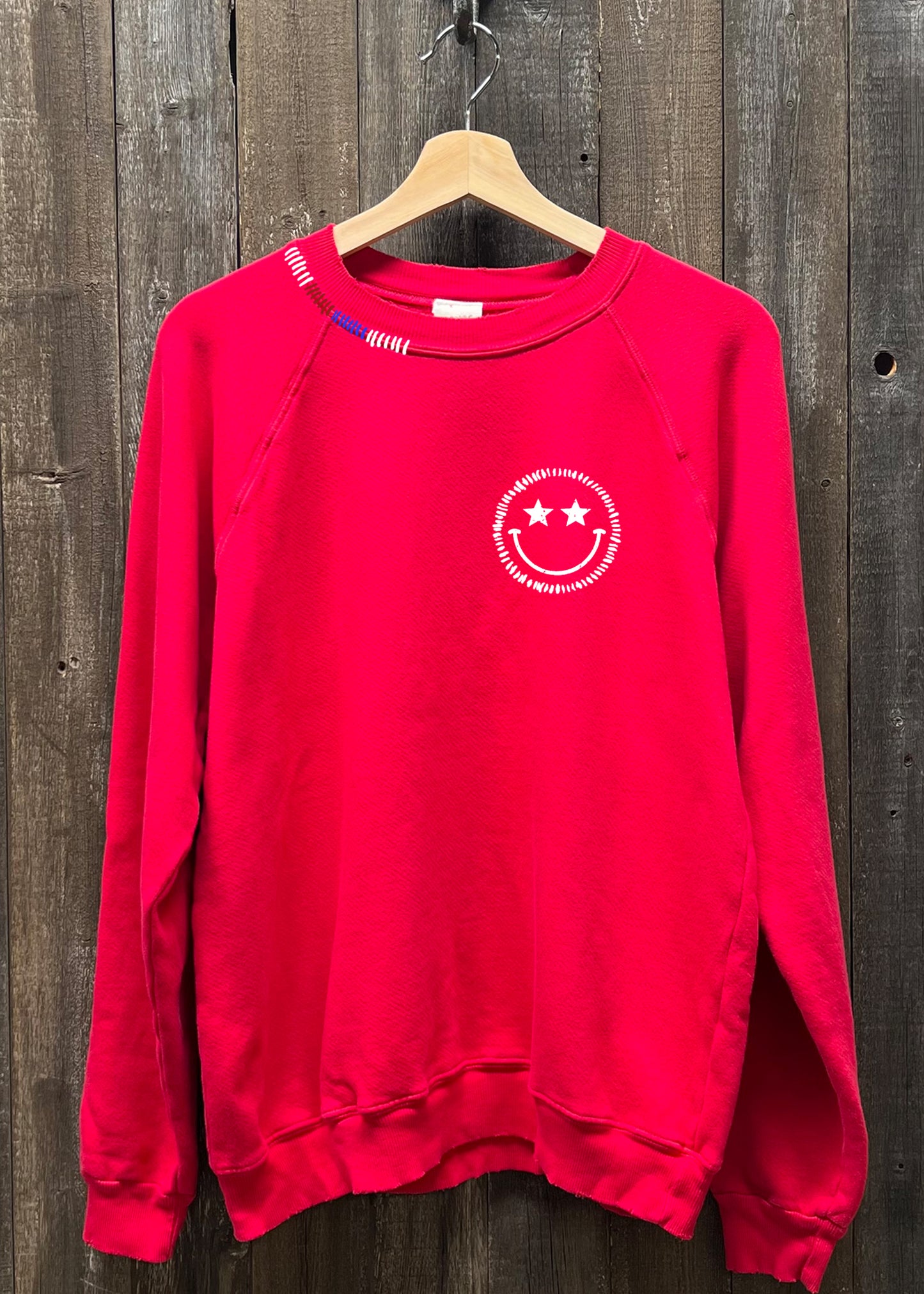 July Fourth Smiley Sweatshirt(5 Colors)