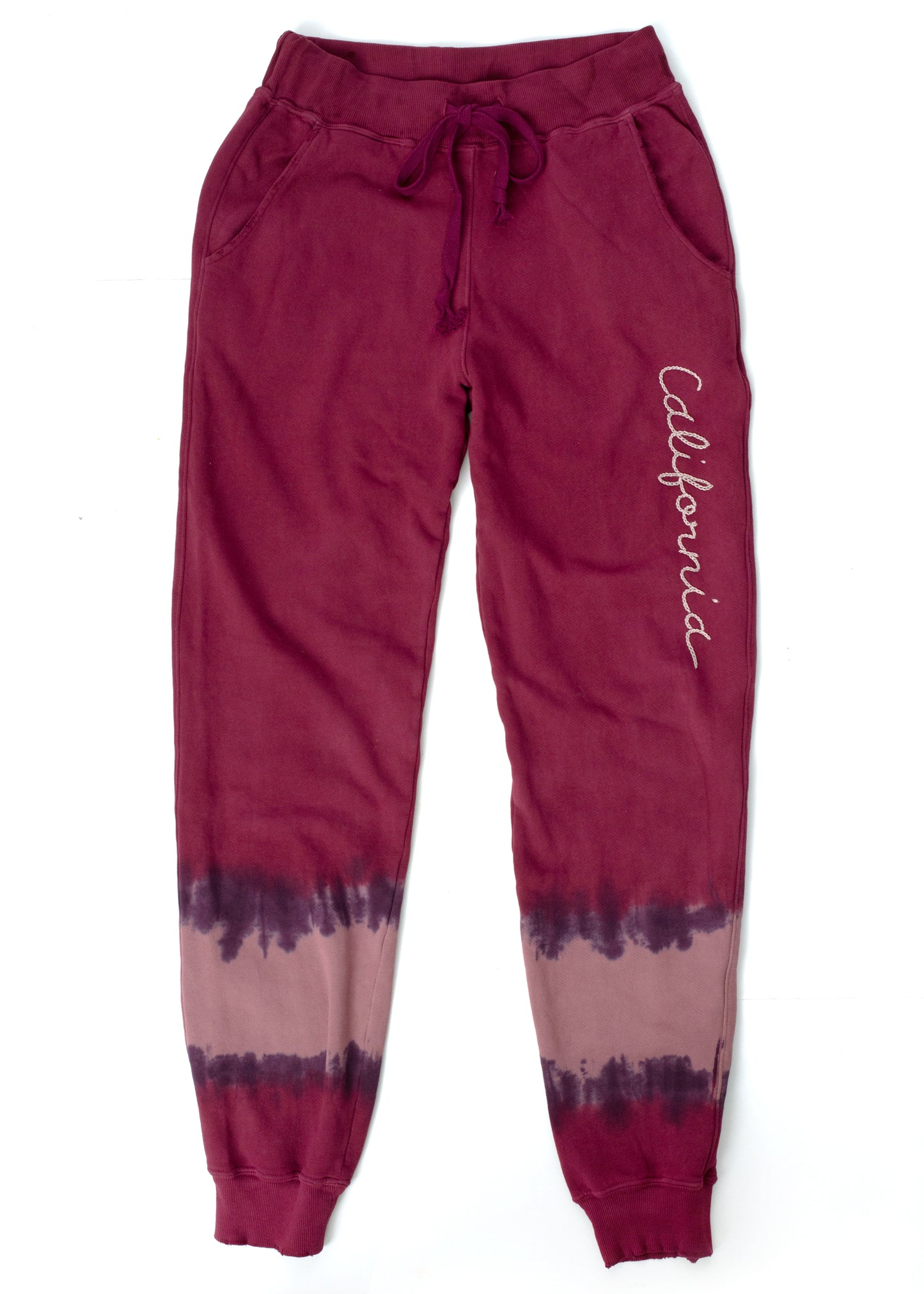 GEMSTONE RUBY PANTS WITH PERSONALIZED HAND EMBROIDERY(5Colors)