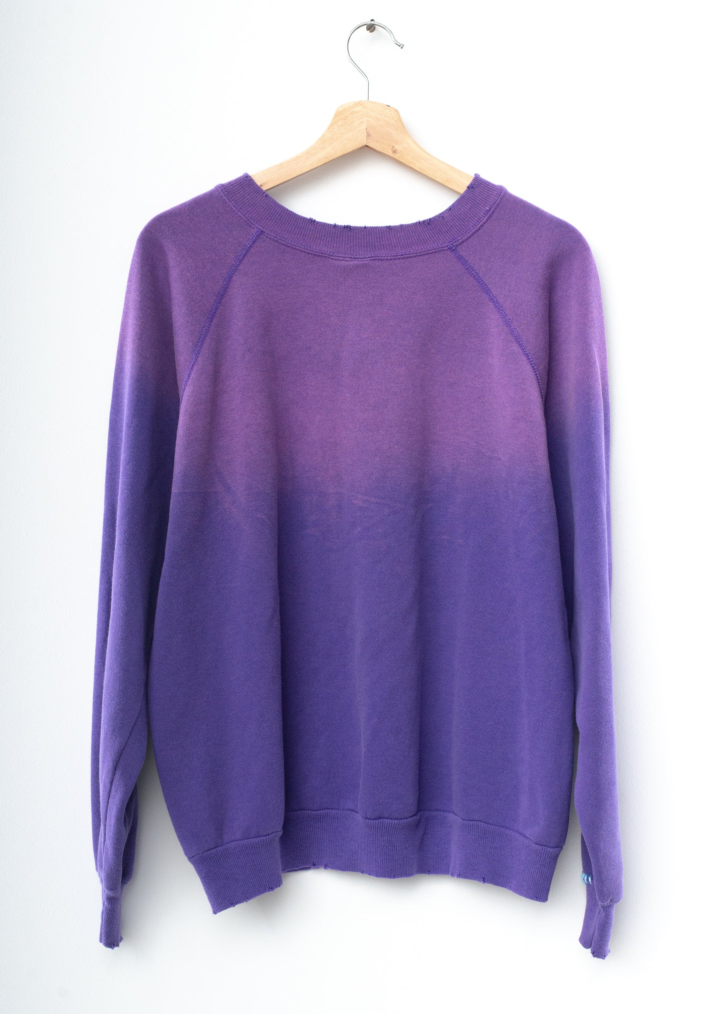 Happy Face Rainbow Sweatshirt - Purple