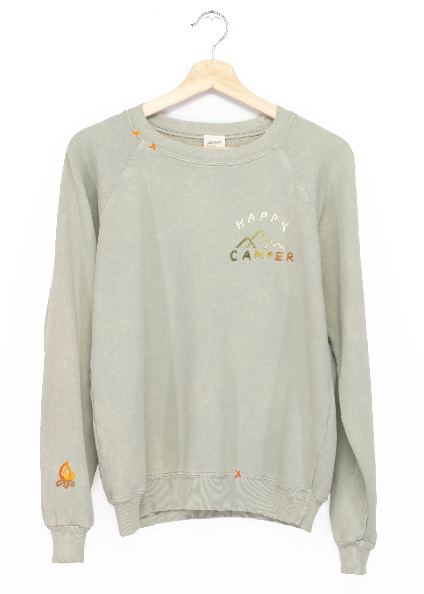 Happy Camper Sweatshirt(7Colors)