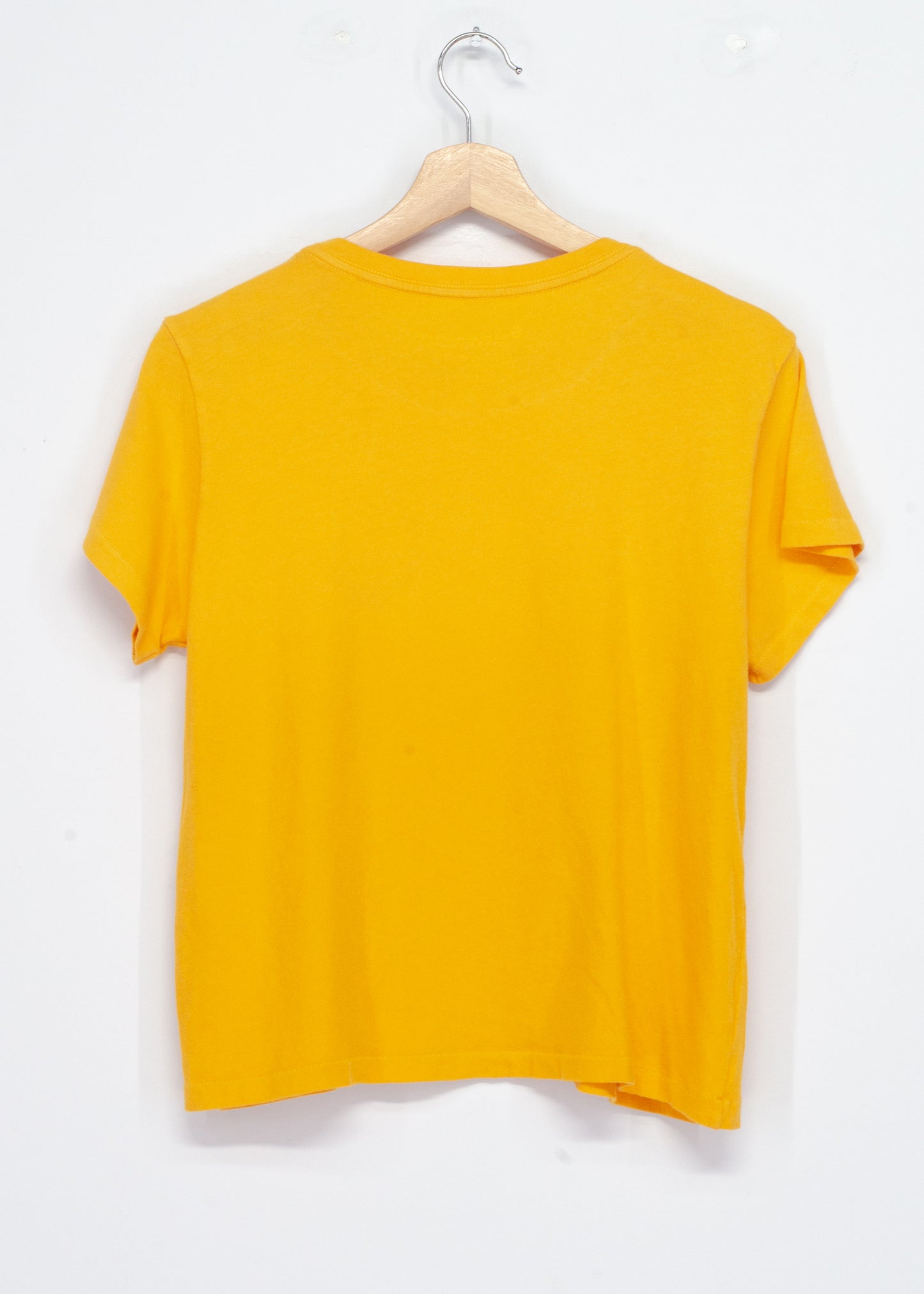 YELLOW 22 S/S TEE WITH CUSTOM HAND EMBROIDERY