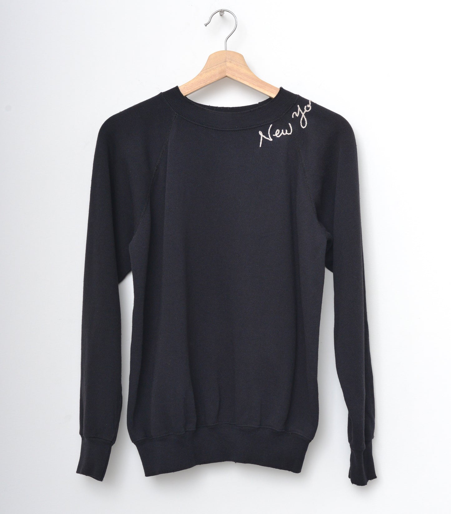 New York Sweatshirt-Vintage Black