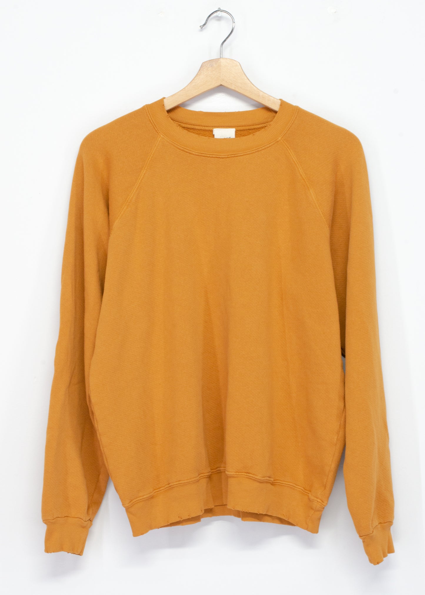 WYOMING MUSTARD SWEATS WITH CUSTOM HAND EMBROIDERY