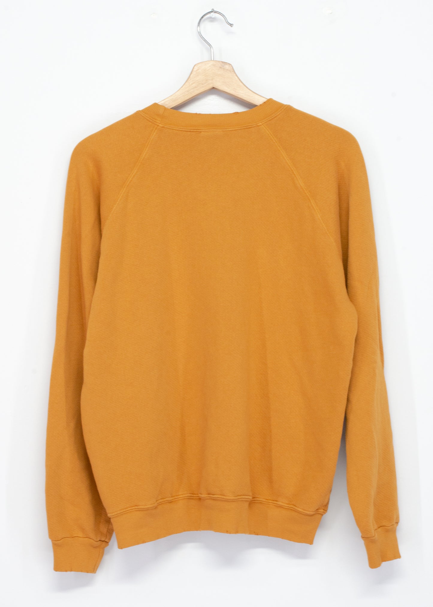 WYOMING MUSTARD SWEATS WITH CUSTOM HAND EMBROIDERY