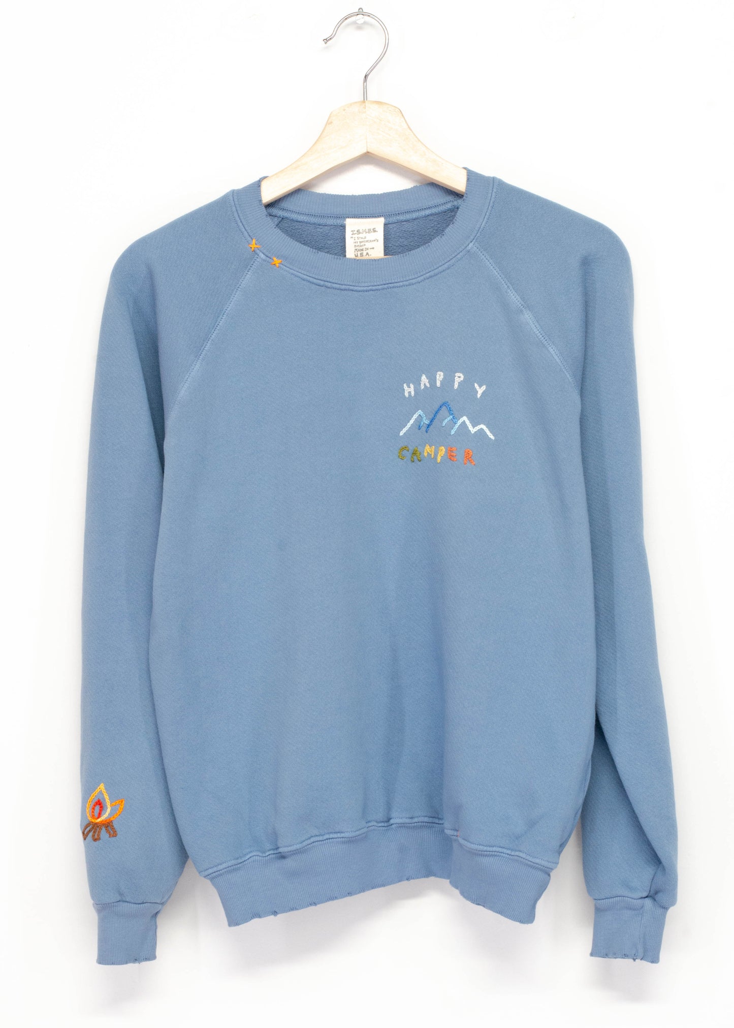 Happy Camper Sweatshirt(7Colors)