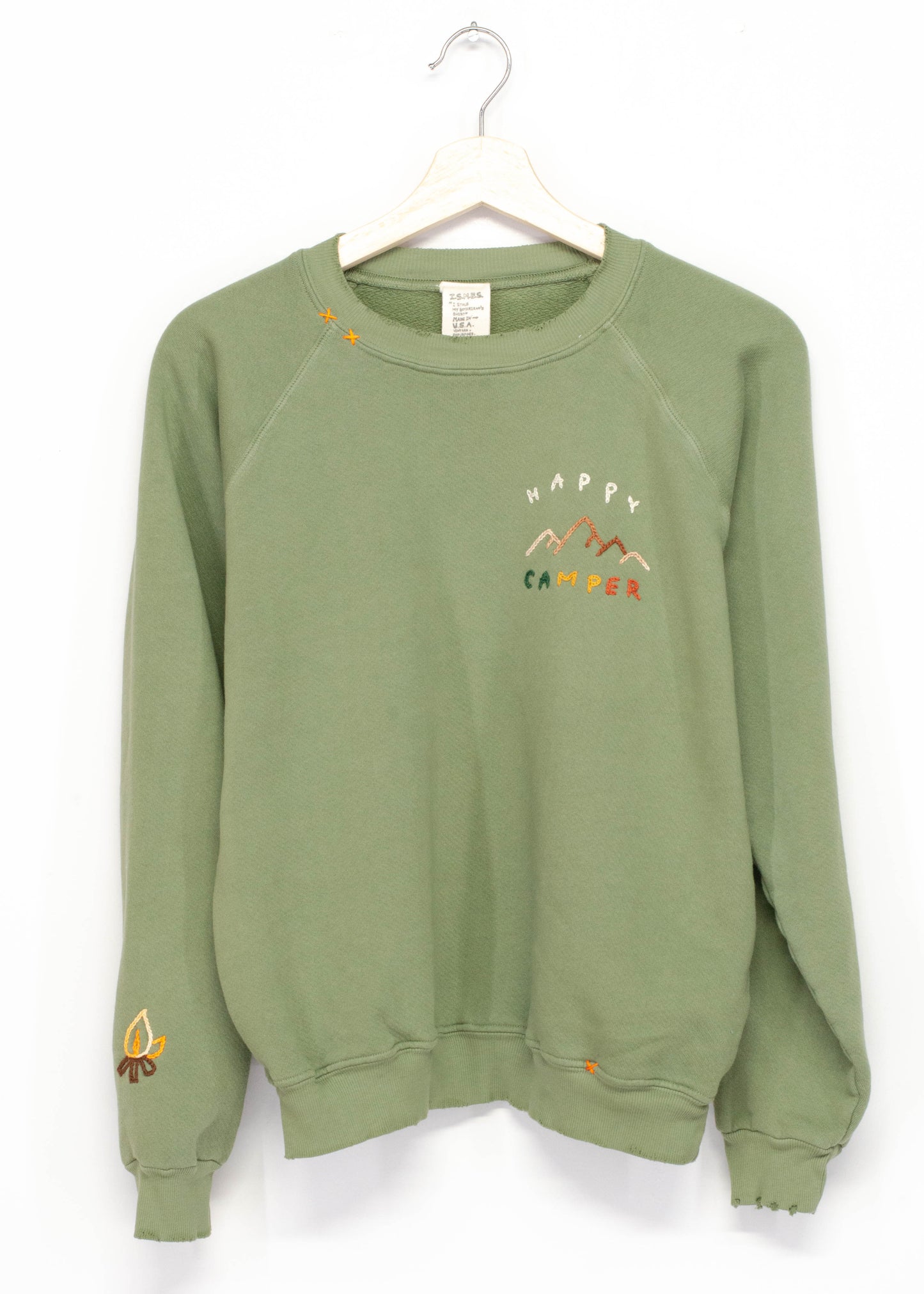 Happy Camper Sweatshirt(7Colors)