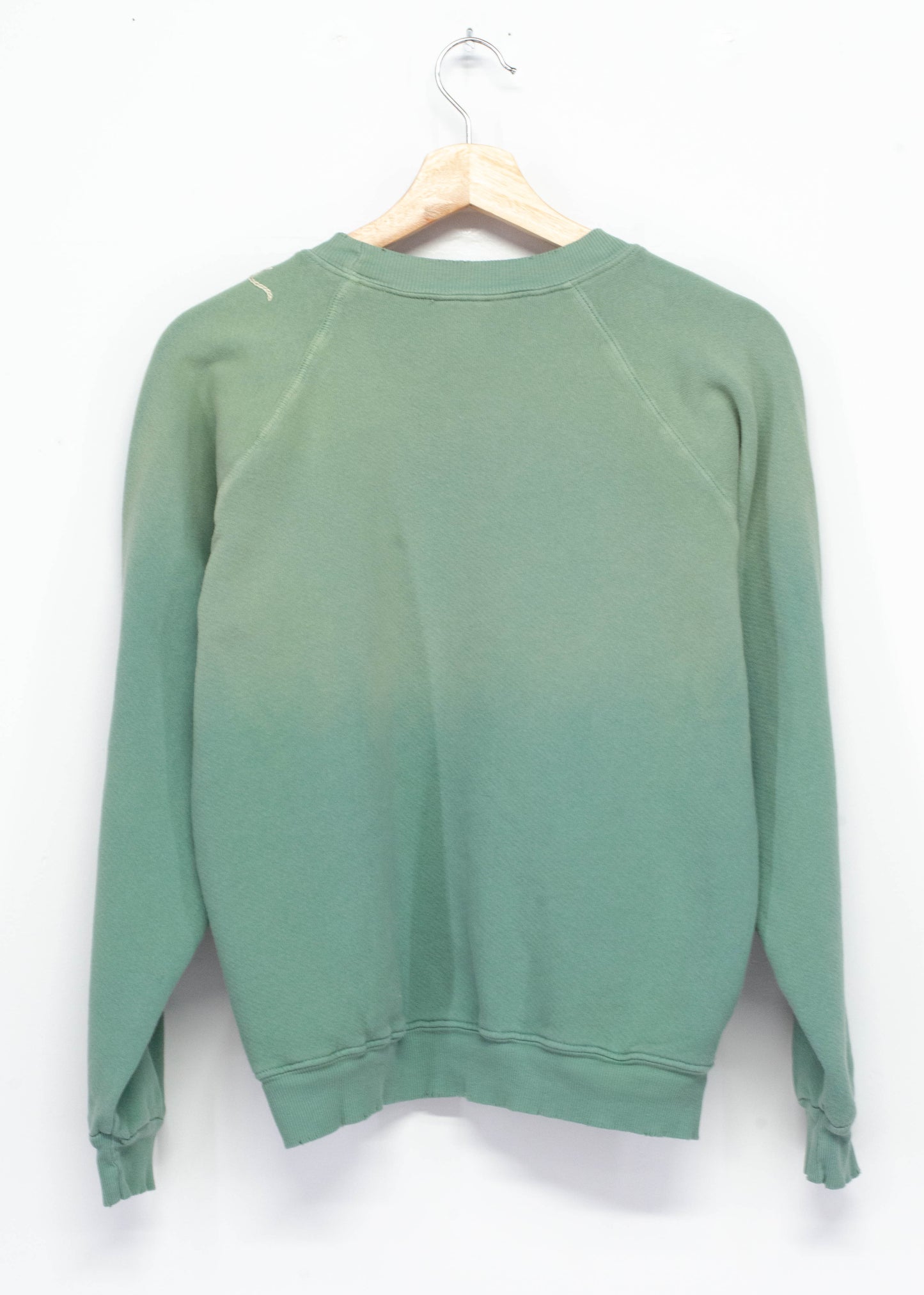 PALM GREEN SWEATS WITH CUSTOM HAND EMBROIDERY