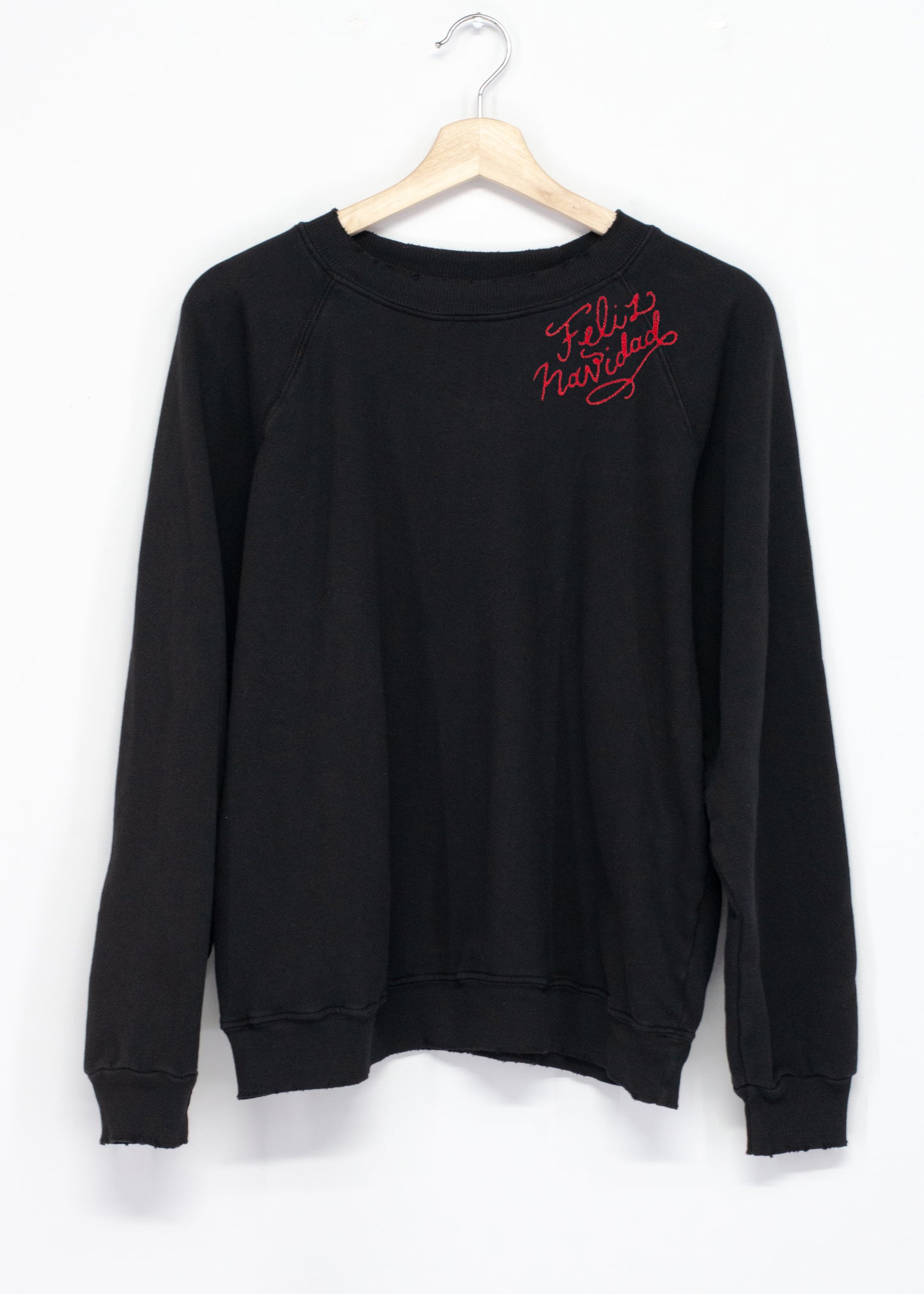 Feliz Navidad Embroidery Sweatshirt(8 Colors)