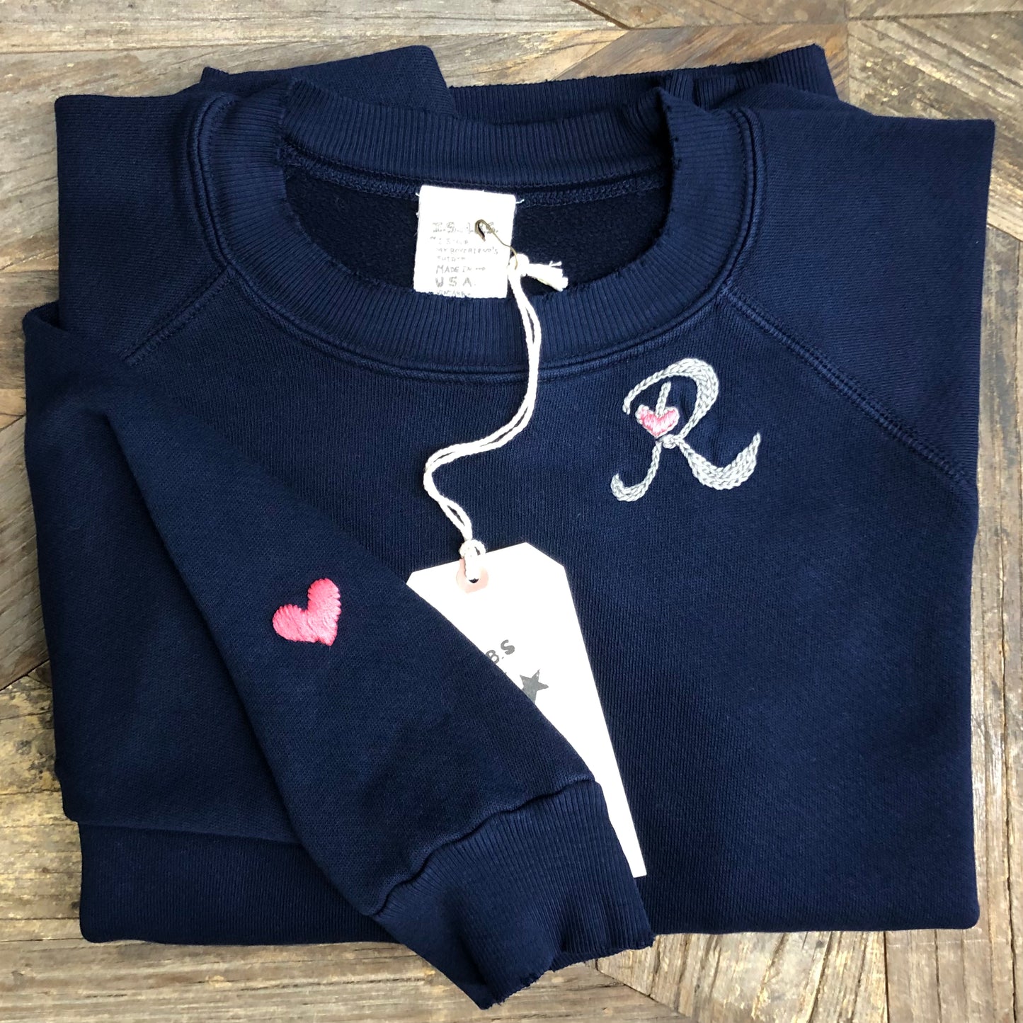 Monogram Heart (Choose Your Alphabet) Sweatshirt(15Colors)