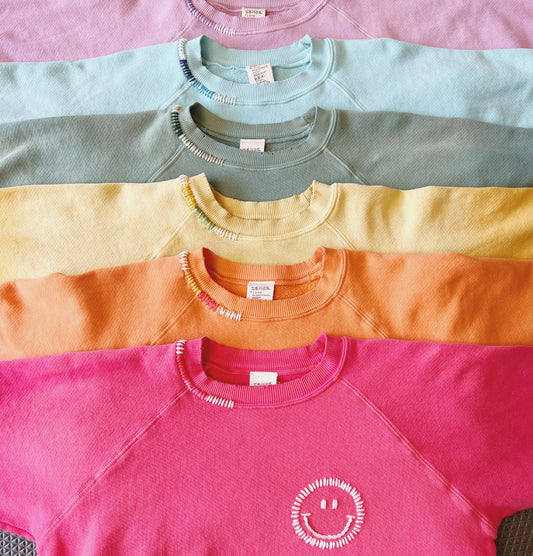Smiley Face Sweatshirts (25 Colors)