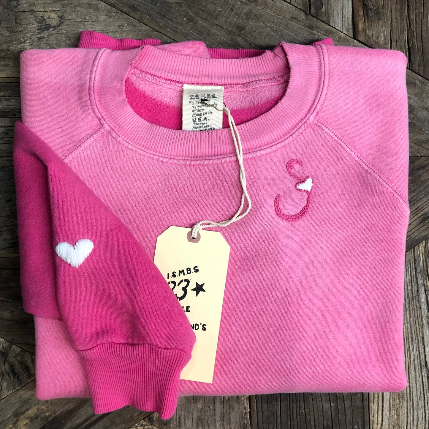 Monogram Heart (Choose Your Alphabet) Sweatshirt(15Colors)