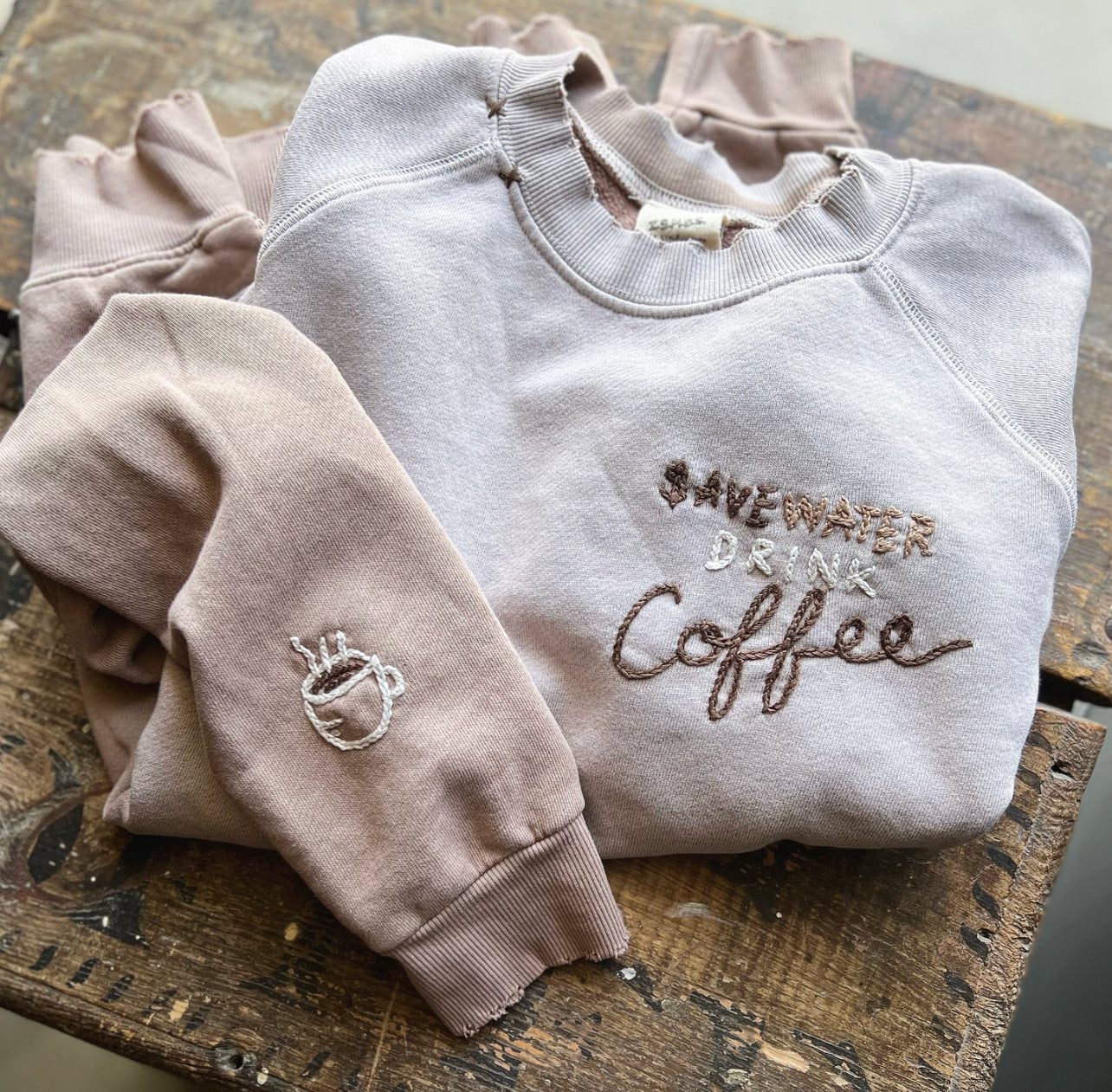 Save Water Drink Coffee Sweatshirt(9 Colors)