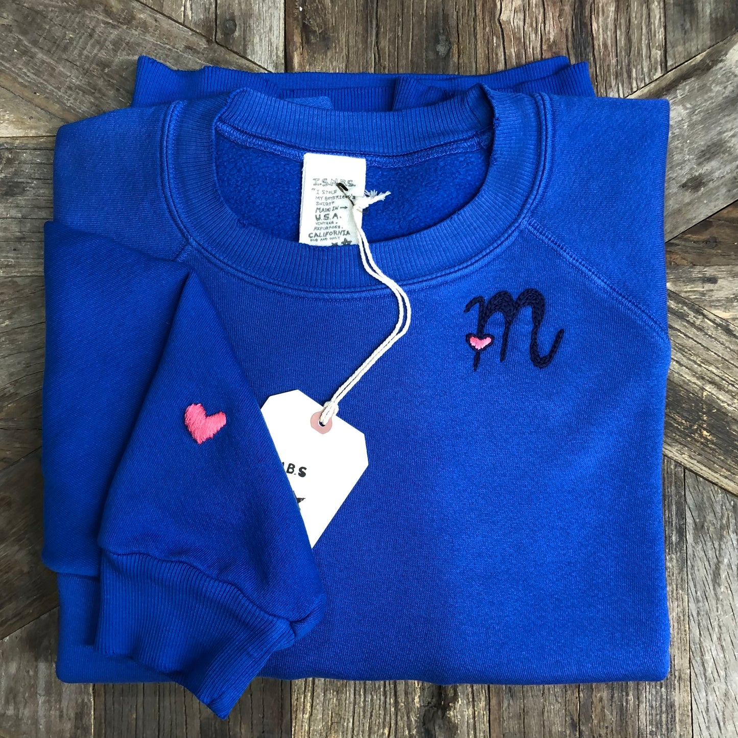Monogram Heart (Choose Your Alphabet) Sweatshirt(15Colors)