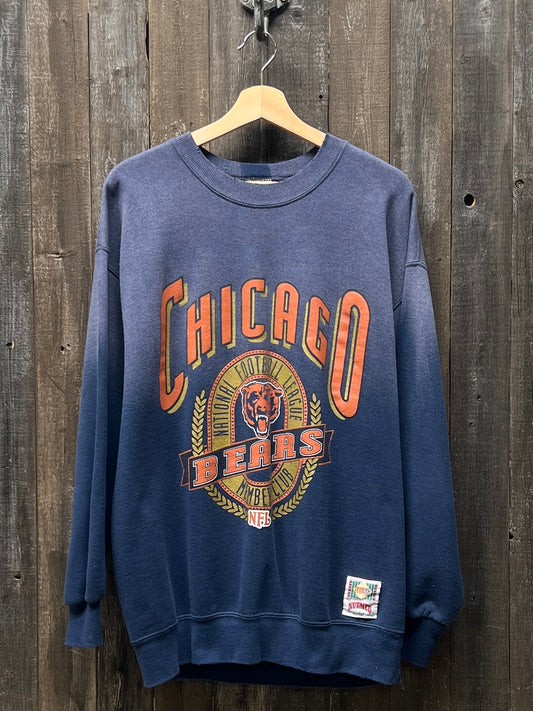 Vintage Chicago Bears Sweatshirt - M/L-Customize Your Embroidery Wording