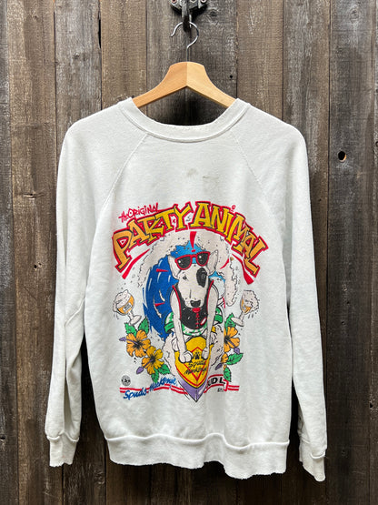 Vintage Spuds Mackenzie Sweatshirt - M/L-Customize Your Embroidery Wording