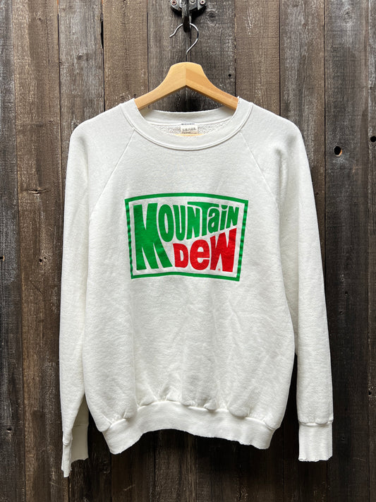 Vintage Mountain Dew Sweatshirt -M-Customize Your Embroidery Wording