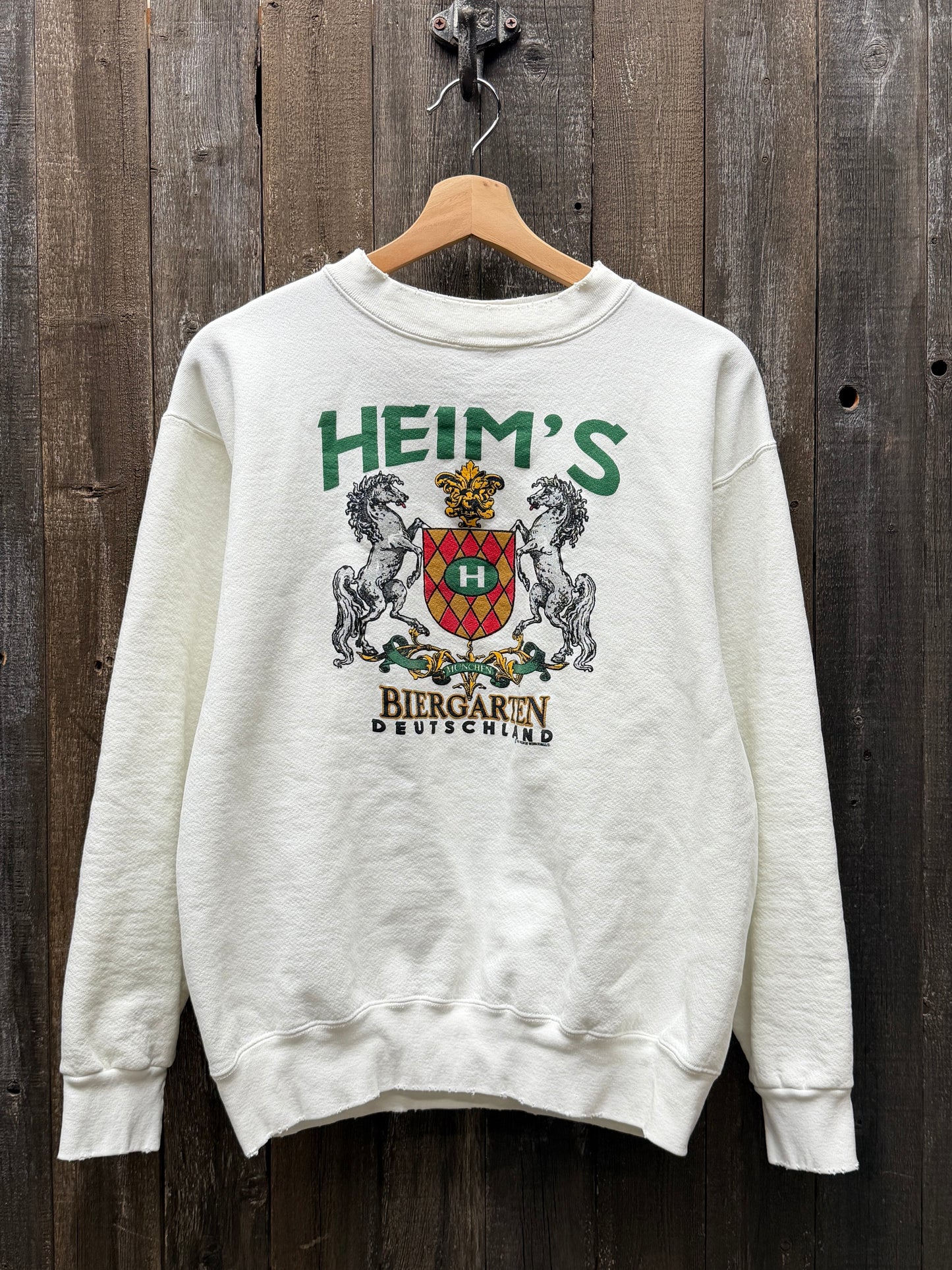 Vintage 1990’ Heim’s Sweatshirt -S/M-Customize Your Embroidery Wording