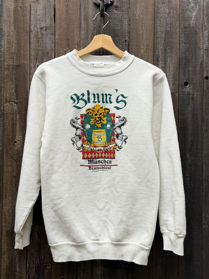 Vintage 1989’ Blum’s Sweatshirt -XS-Customize Your Embroidery Wording