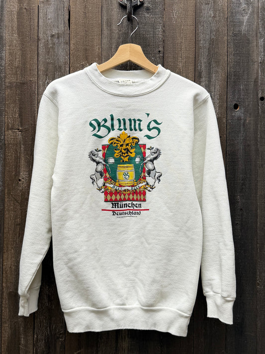 Vintage 1989’ Blum’s Sweatshirt -XS-Customize Your Embroidery Wording