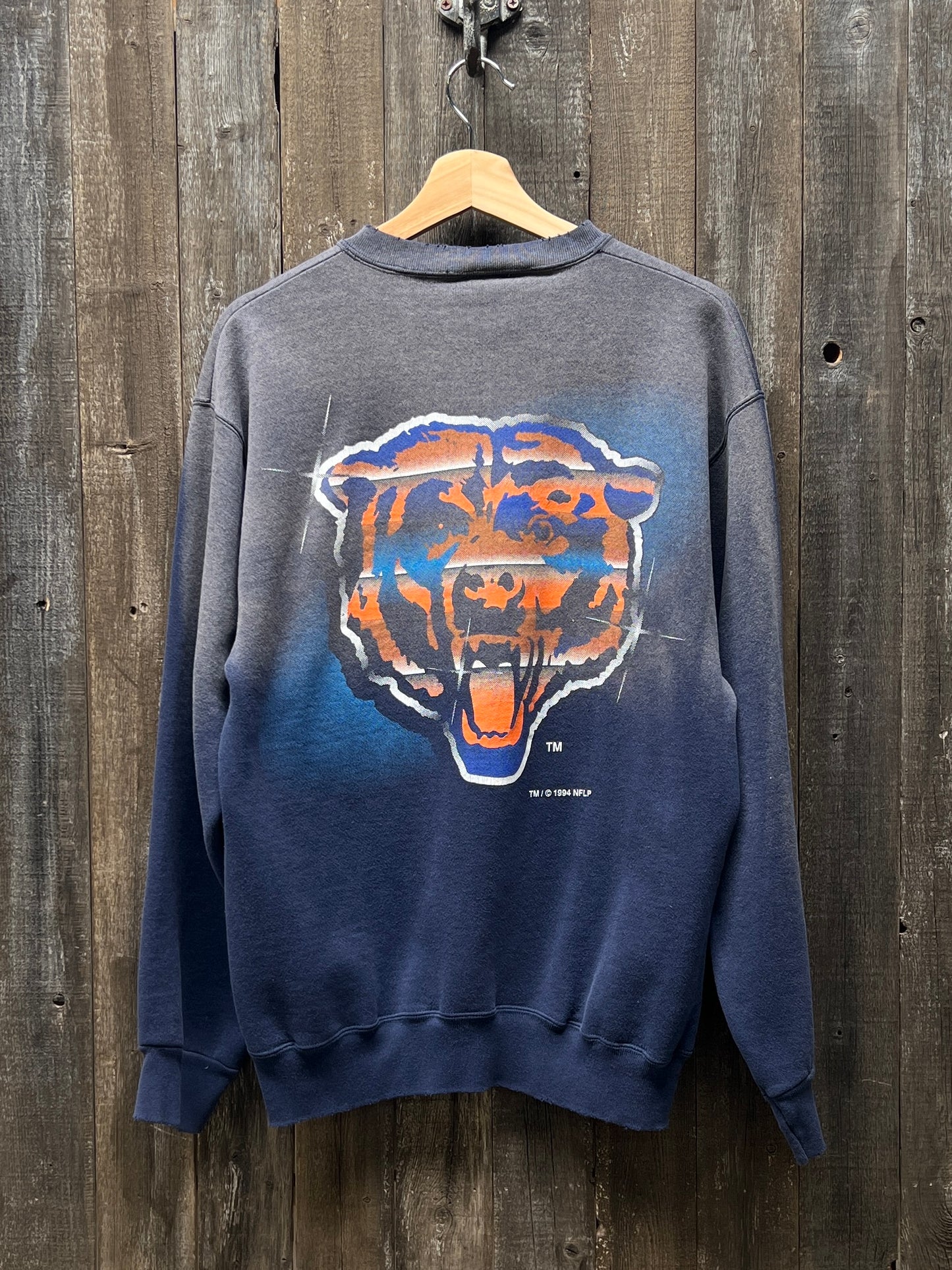 Chicago Bears Sweatshirt - M/L-Customize Your Embroidery Wording