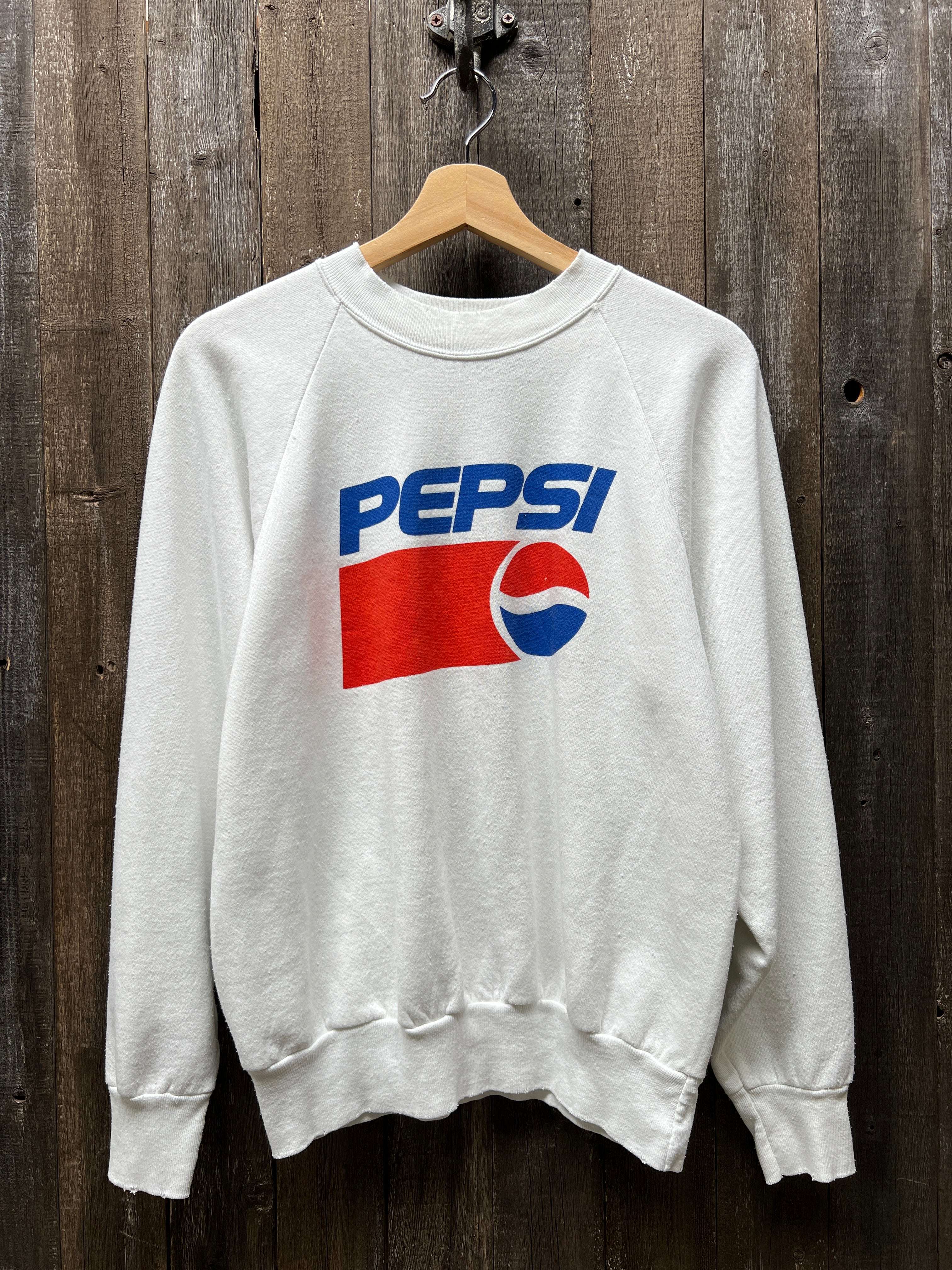 Vintage Pepsi Sweatshirt S M Customize Your Embroidery Wording