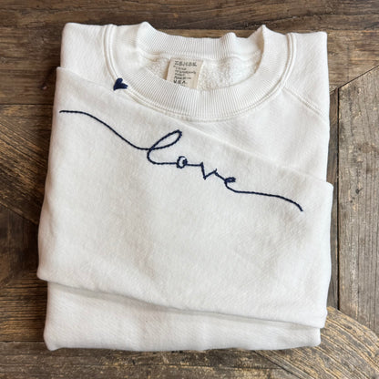 Love on sleeve Sweatshirts (12Colors)