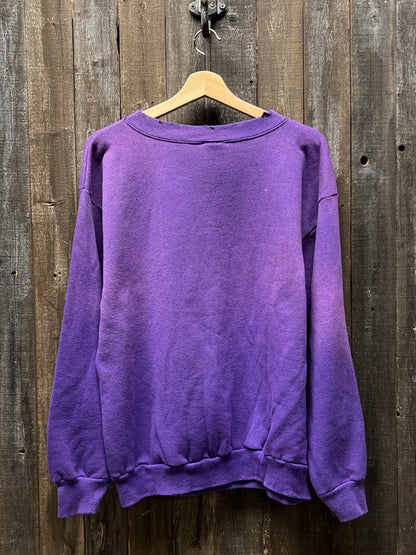 Vintage Lakers Sweatshirt -L-Customize Your Embroidery Wording