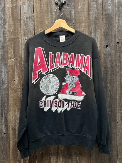 Vintage Alabama Sweatshirt -M-Customize Your Embroidery Wording