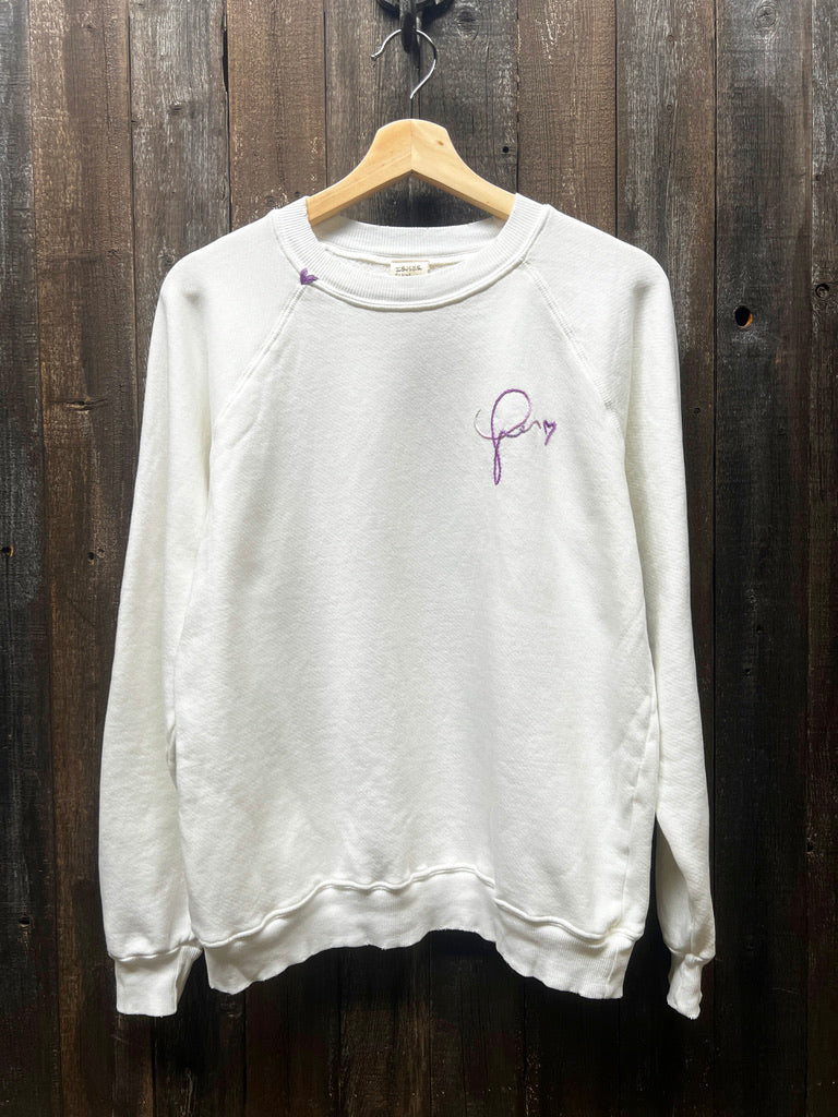 Translate Your Favorite Autograph into Embroidery Sweatshirt