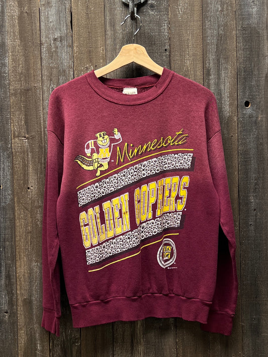 Minnesota Gophers Sweatshirt -M-Customize Your Embroidery Wording